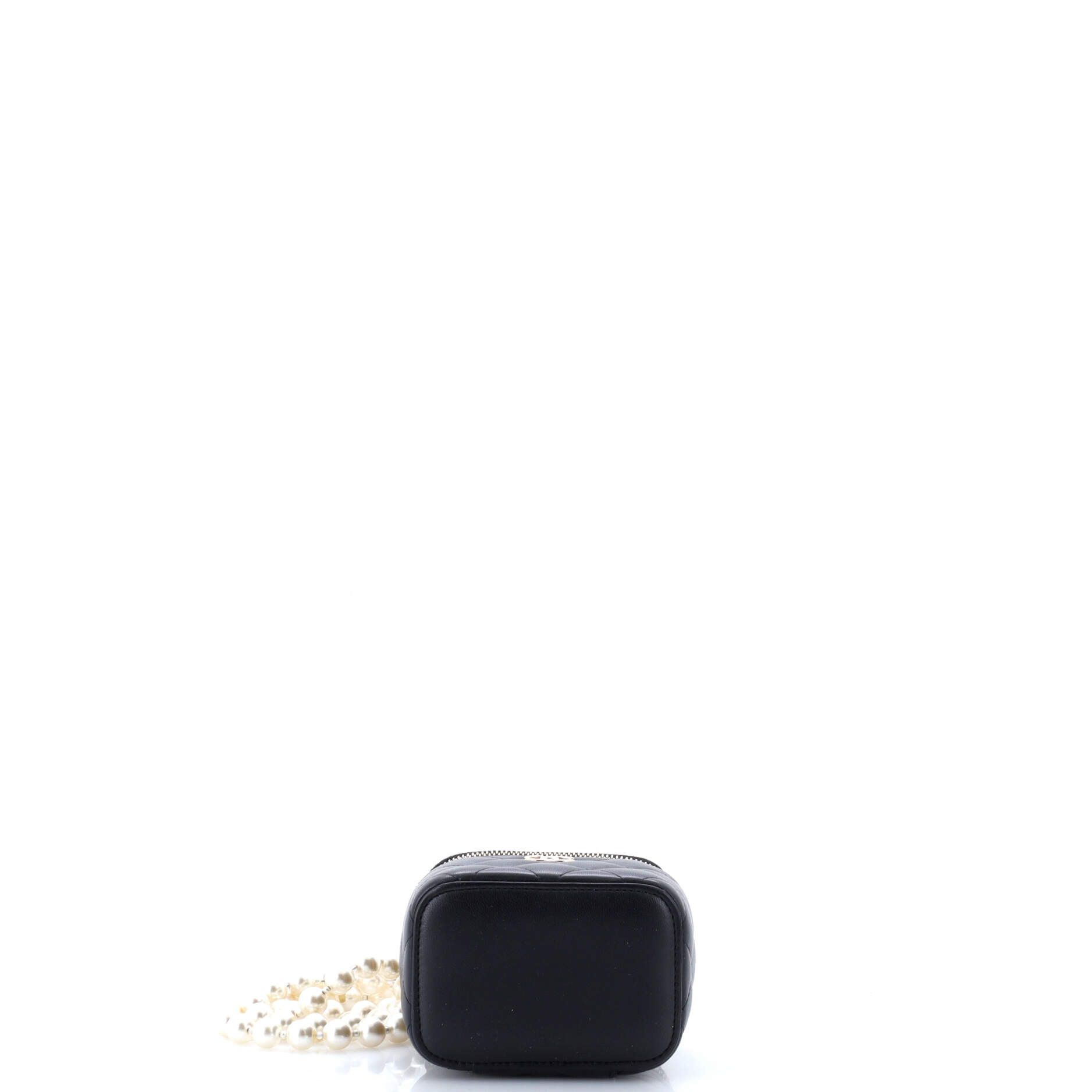 Chanel Vanity Case with Pearl Chain Quilted Lambskin Mini Size ONE SIZE - 4 Thumbnail