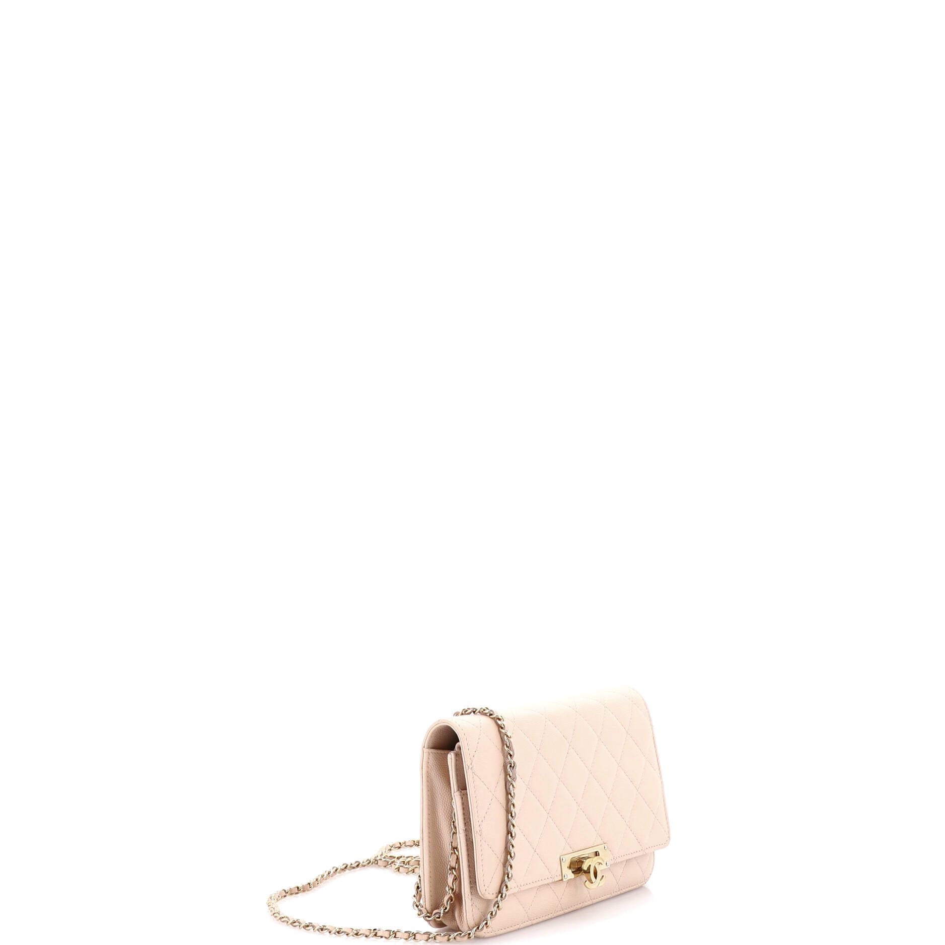 Chanel Golden Class Wallet on Chain Quilted Caviar Size ONE SIZE - 2 Thumbnail