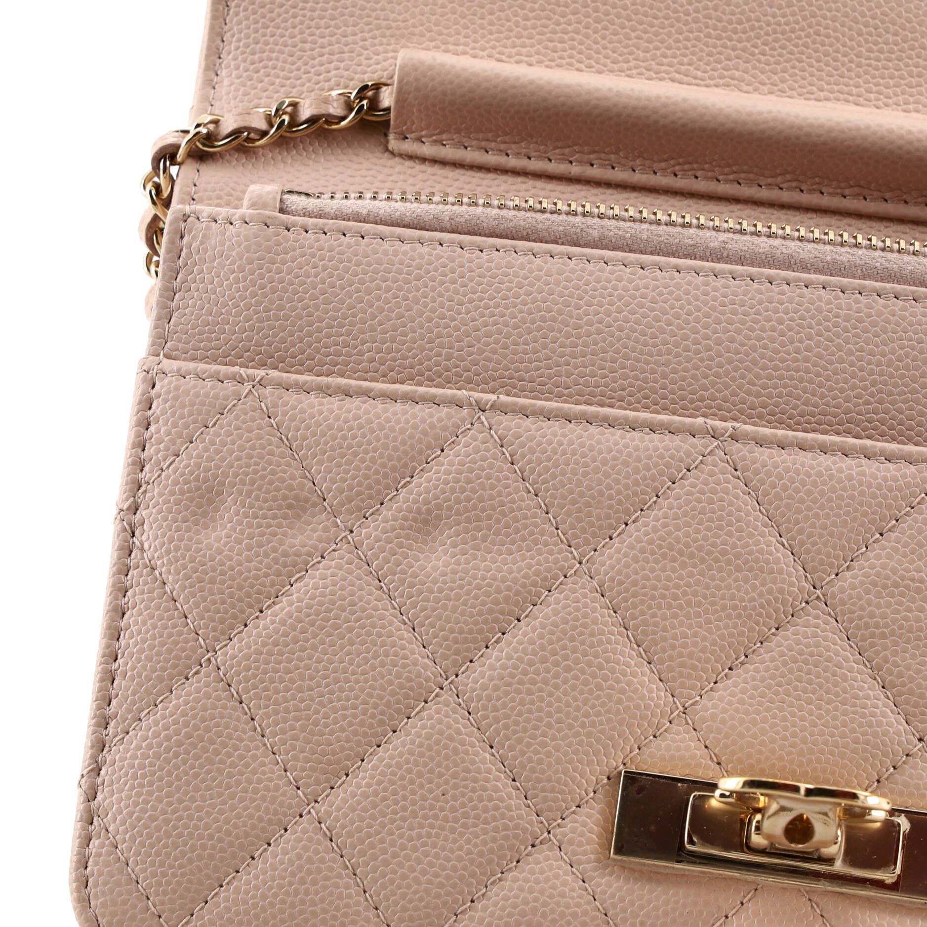 Chanel Golden Class Wallet on Chain Quilted Caviar Size ONE SIZE - 7 Thumbnail
