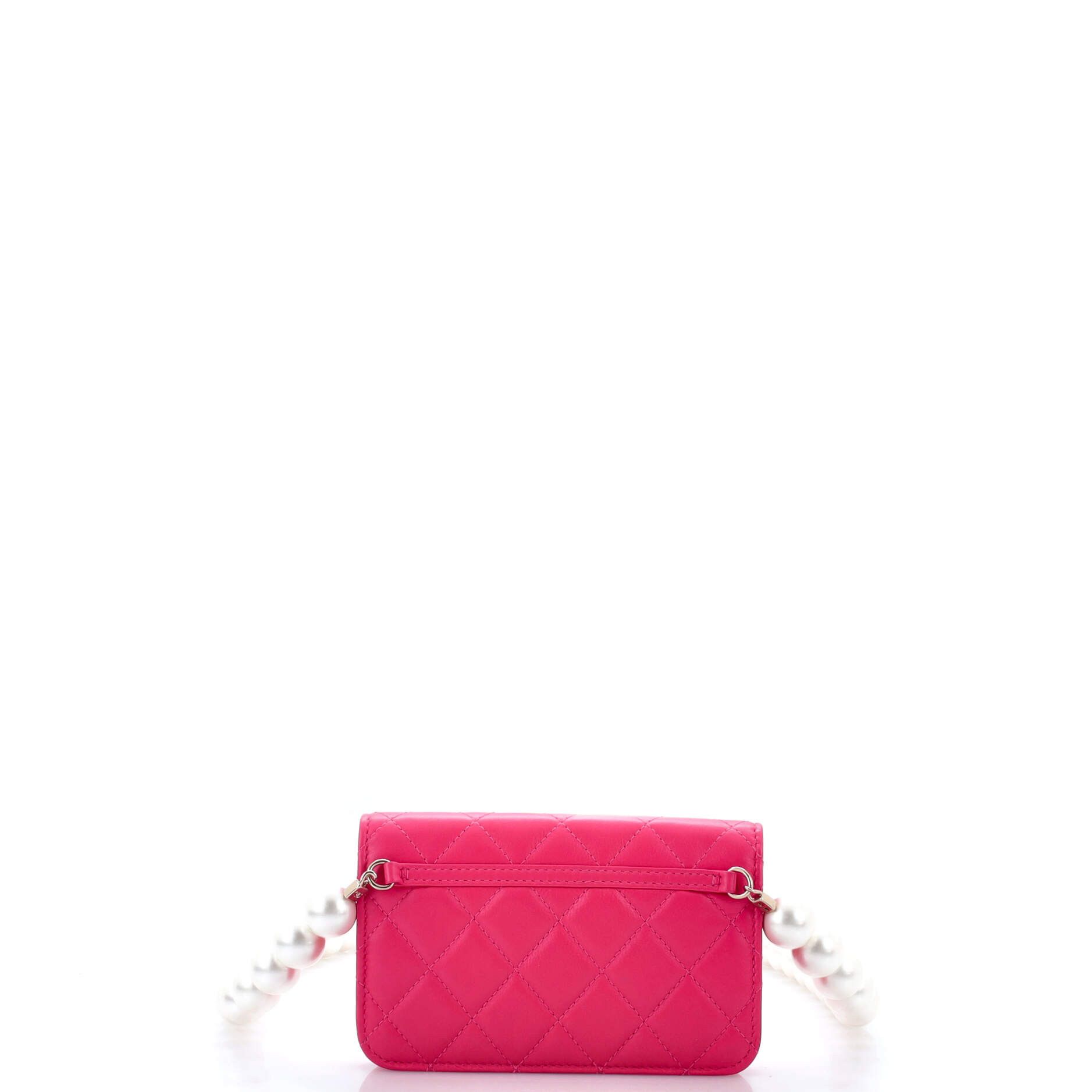 Chanel Pearl Strap CC Wallet on Chain Quilted Calfskin Mini Size ONE SIZE - 2 Thumbnail