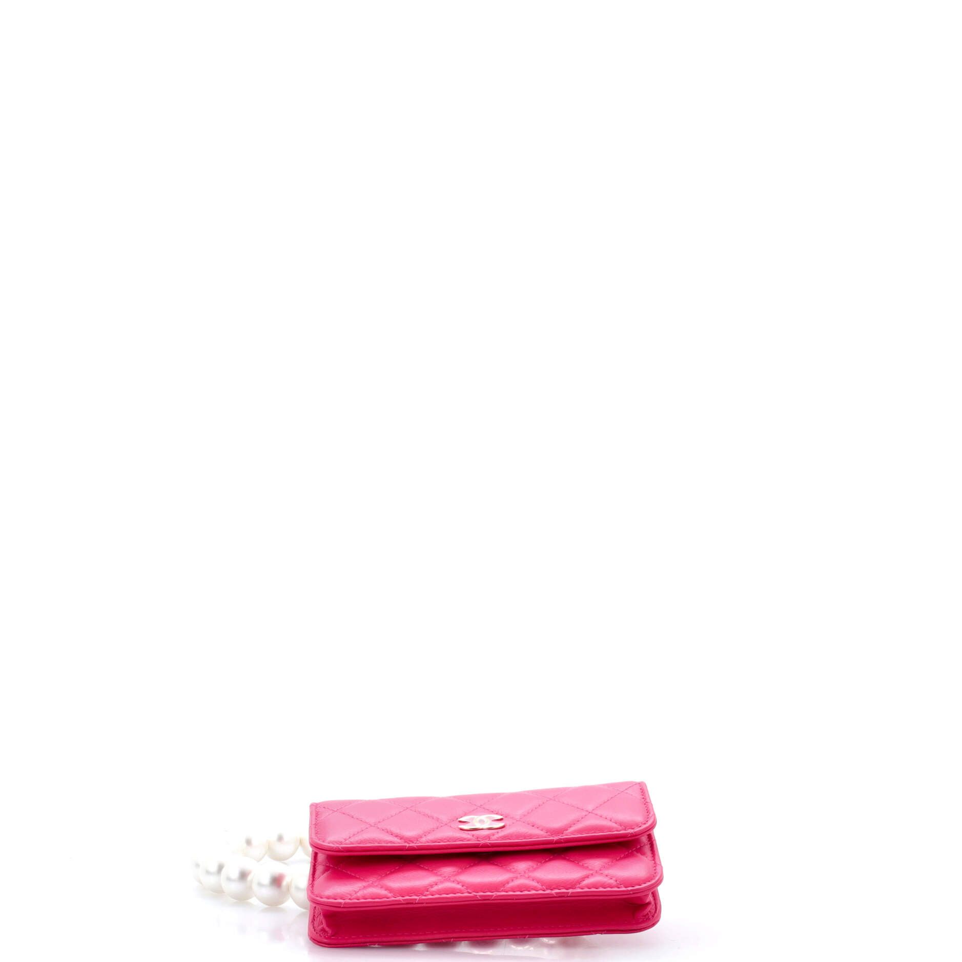 Chanel Pearl Strap CC Wallet on Chain Quilted Calfskin Mini Size ONE SIZE - 3 Thumbnail