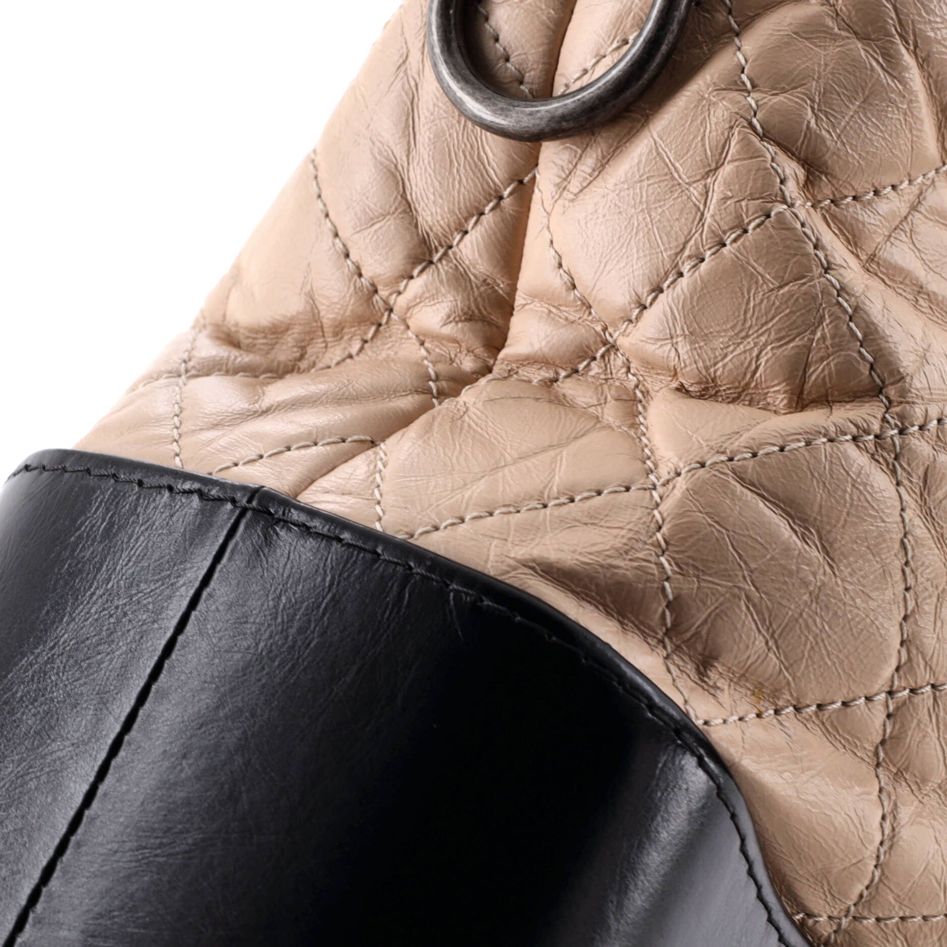 Chanel Bicolor Gabrielle Hobo Quilted Aged Calfskin Medium Size ONE SIZE - 5 Thumbnail