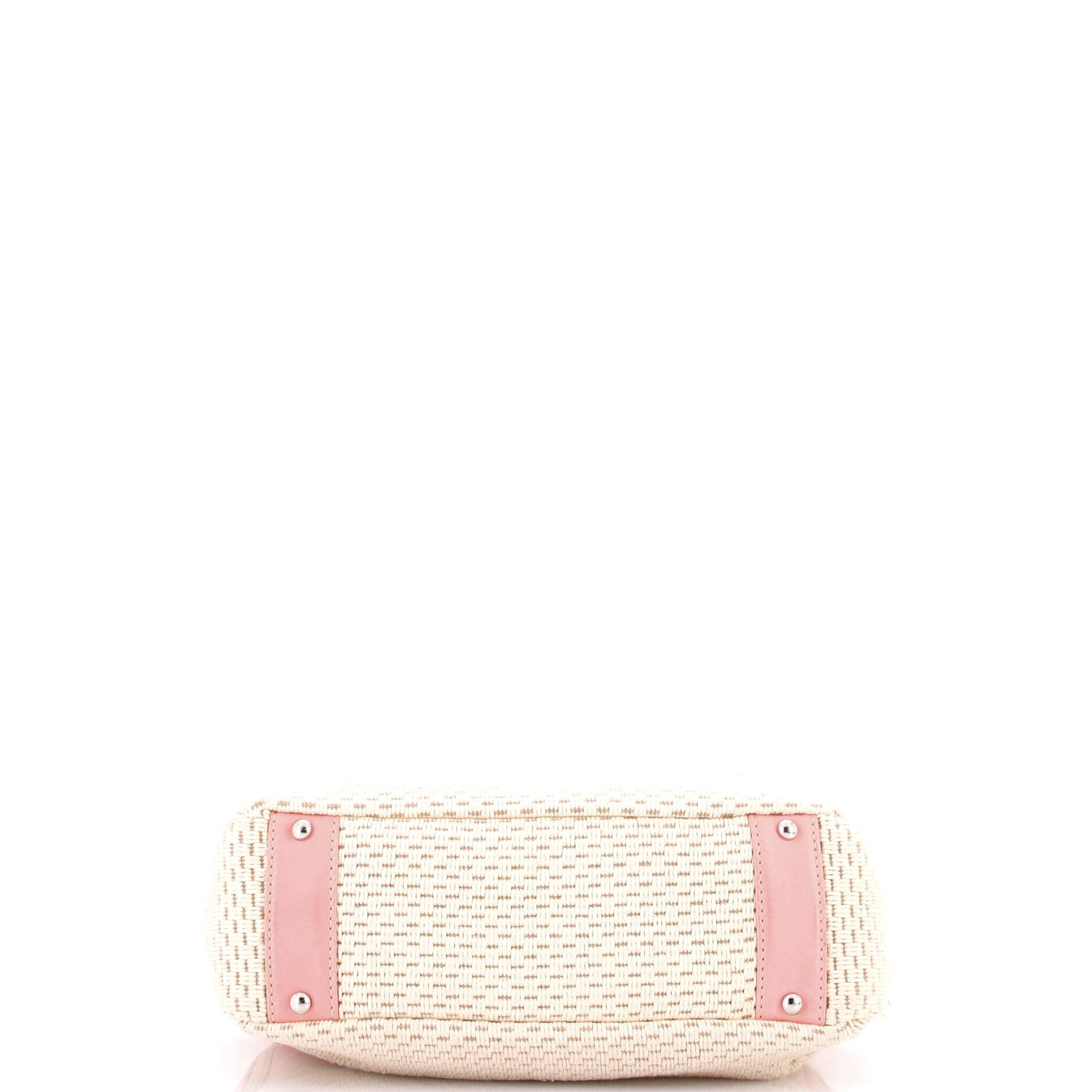 Chanel Lax Accordion Camera Bag Leather and Woven Fabric Medium Size ONE SIZE - 3 Thumbnail