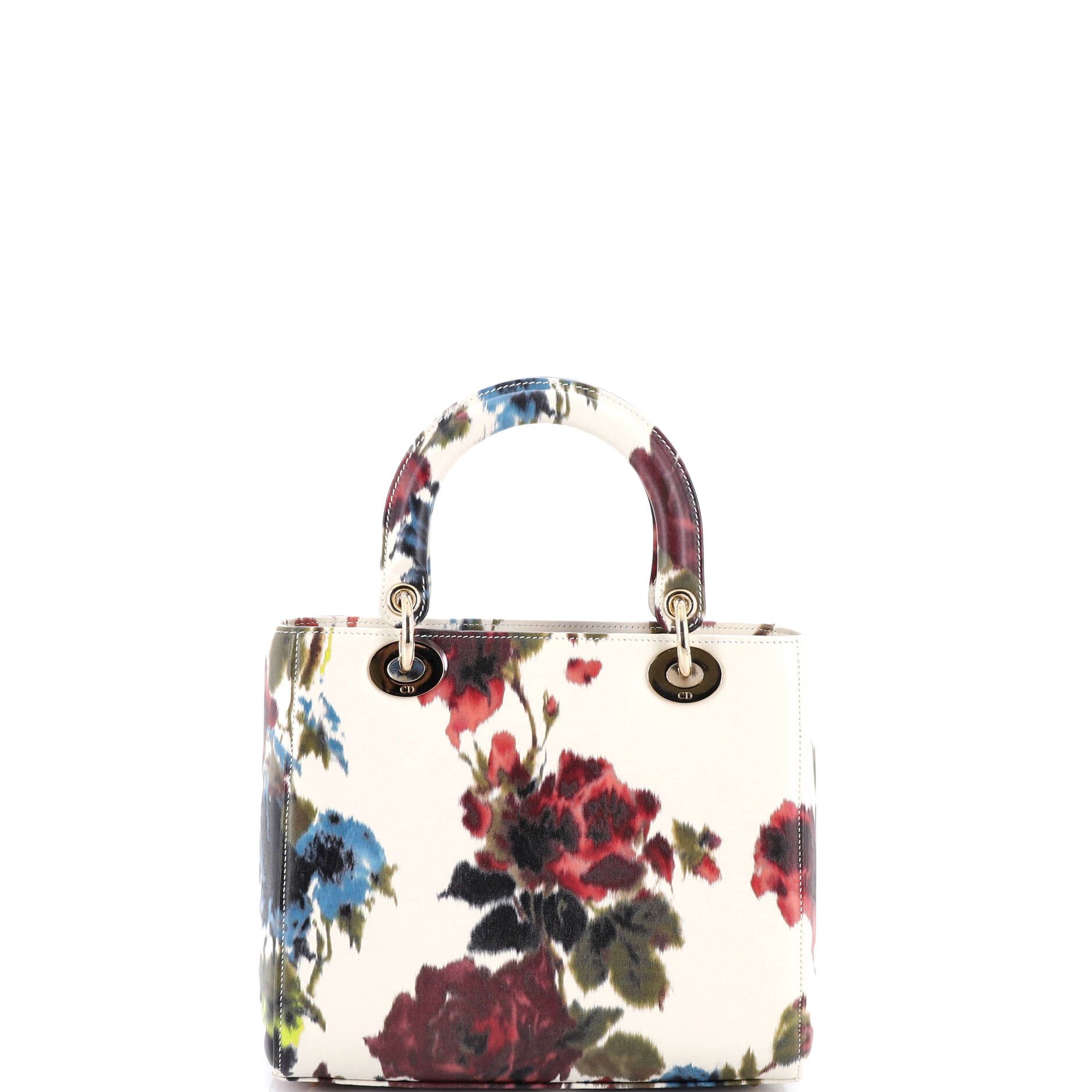 Dior Lady Dior Bag Floral Printed Lambskin Medium Size ONE SIZE - 2 Thumbnail