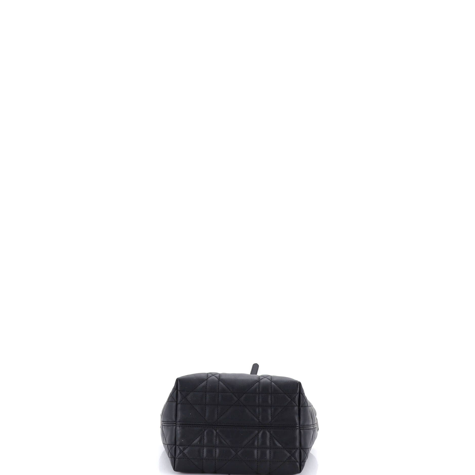 Dior Toujours Vertical Tote Bag Macrocannage Quilt Calfskin Small Size ONE SIZE - 3 Thumbnail