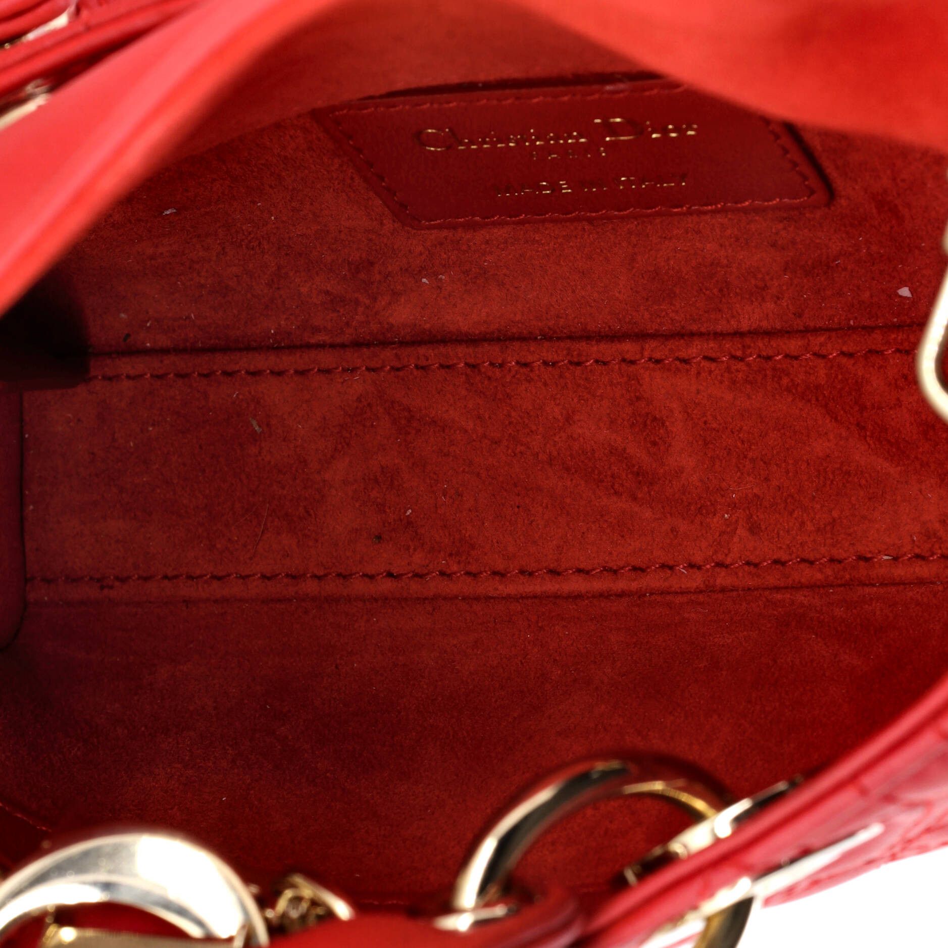 Dior Lady D-Joy Bag Heart Cannage Quilt Leather Micro Size ONE SIZE - 4 Thumbnail