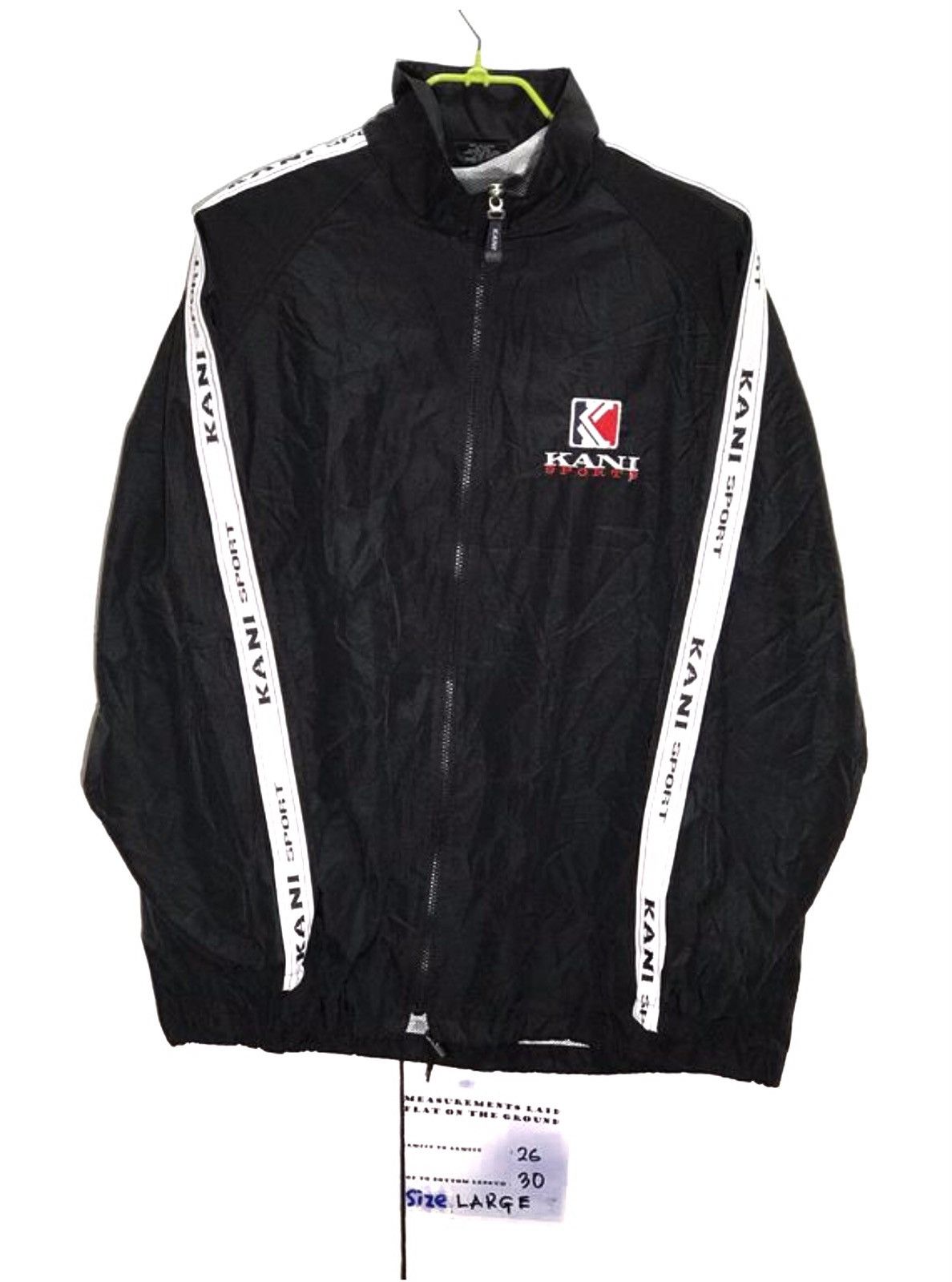 Karl Kani Vintage Kani Sports Tape Windbreaker Jacket Big Logo Size US L / EU 52-54 / 3 - 2 Thumbnail