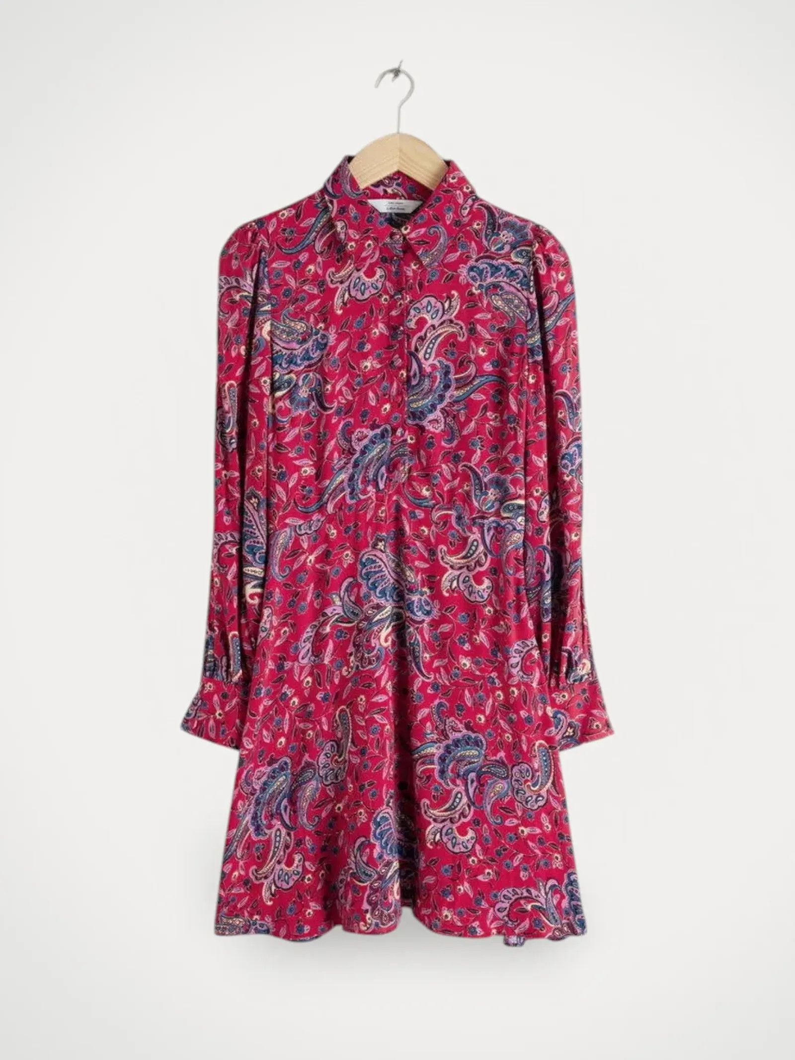 & Other Stories & Other Stories Paisley Mini Shirt Dress Dress Size XS / US 0-2 / IT 36-38 - 2 Thumbnail