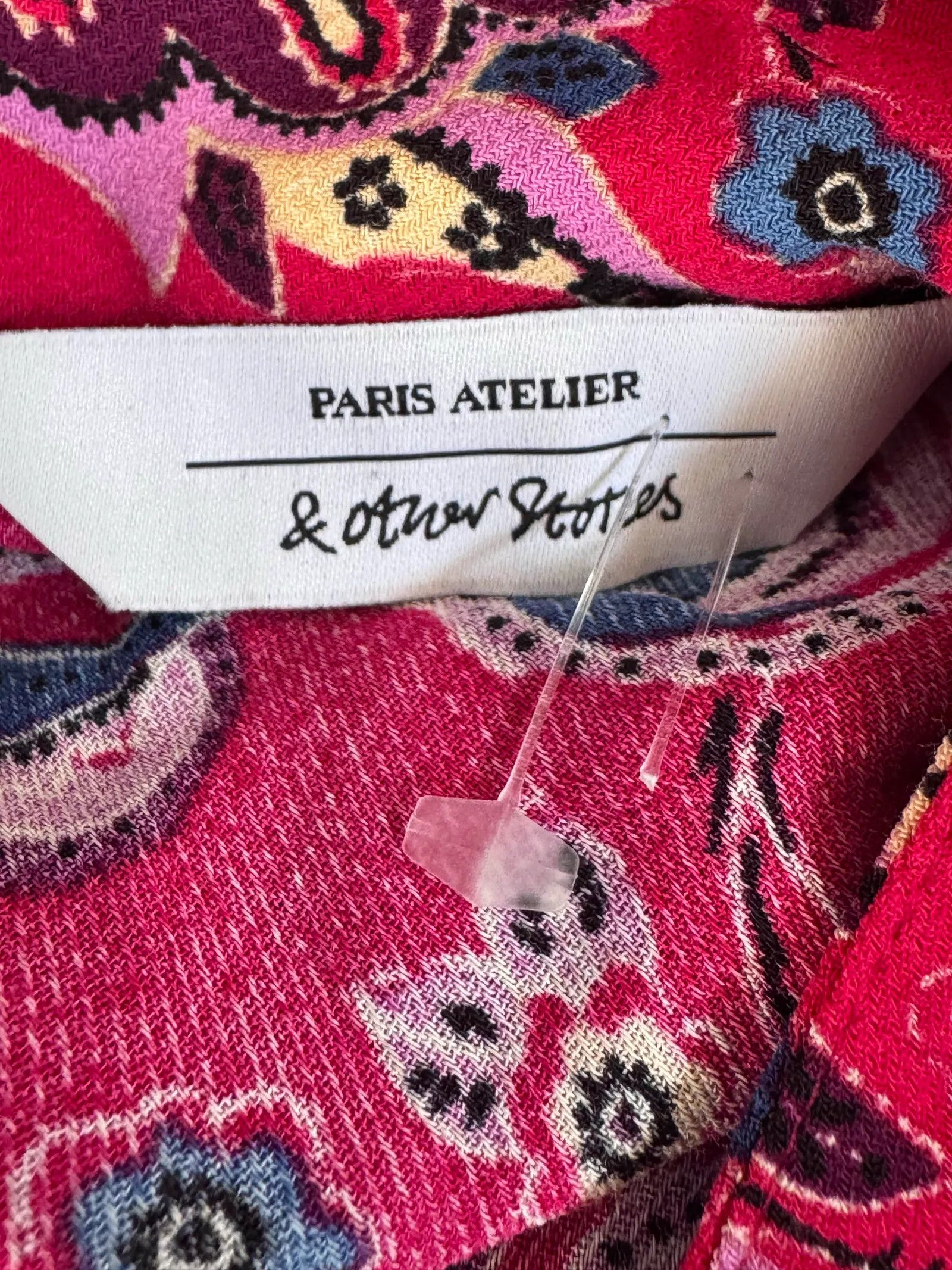 & Other Stories & Other Stories Paisley Mini Shirt Dress Dress Size XS / US 0-2 / IT 36-38 - 3 Thumbnail