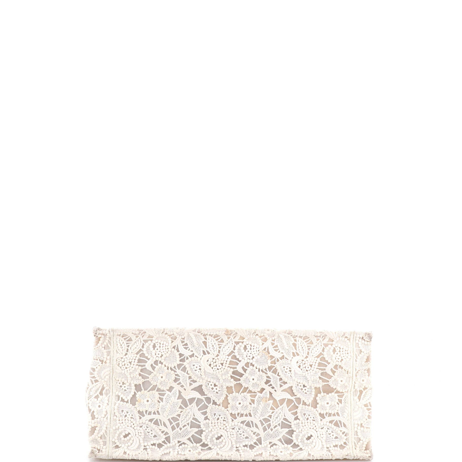 Dior Book Tote Embroidered Lace Medium Size ONE SIZE - 3 Thumbnail