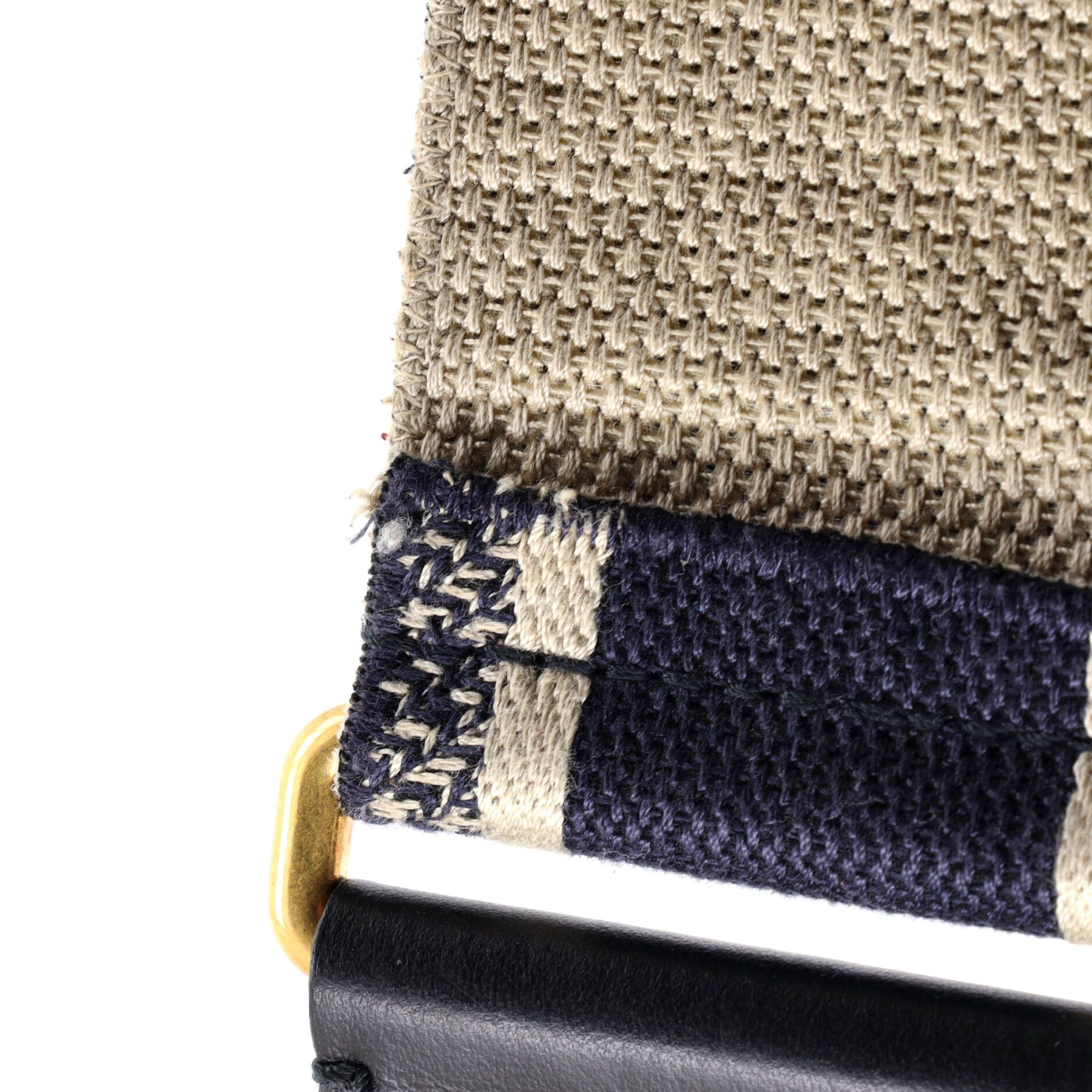 Dior Logo Shoulder Strap Embroidered Canvas Size ONE SIZE - 3 Thumbnail