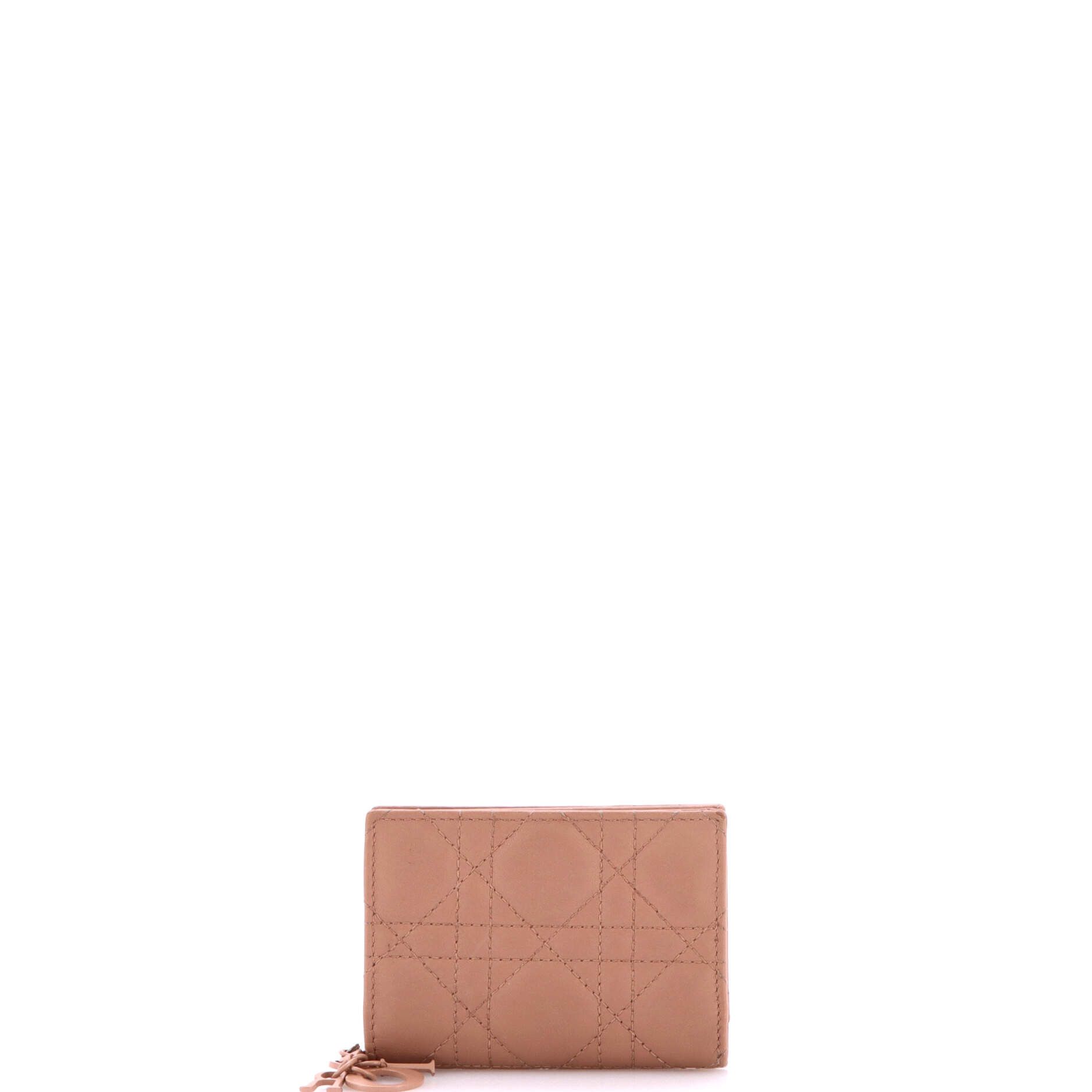 Dior Ultra Matte Lady Dior Wallet Cannage Quilt Calfskin Mini Size ONE SIZE - 2 Thumbnail