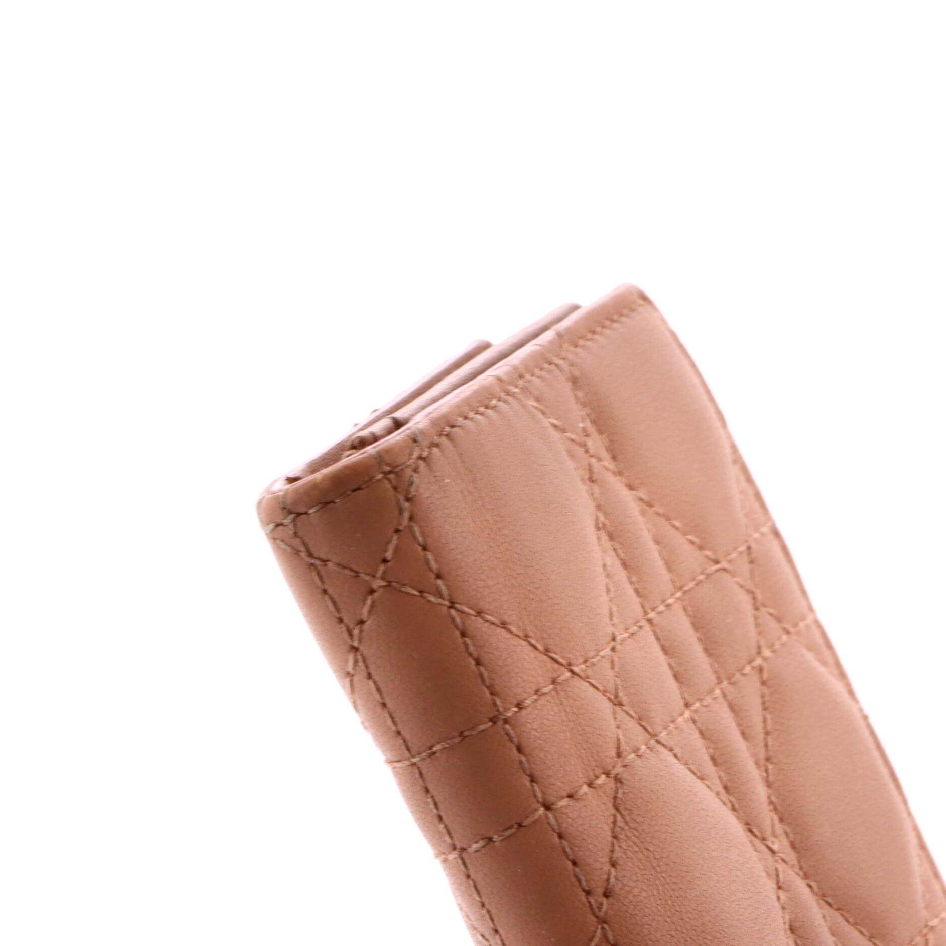 Dior Ultra Matte Lady Dior Wallet Cannage Quilt Calfskin Mini Size ONE SIZE - 5 Thumbnail
