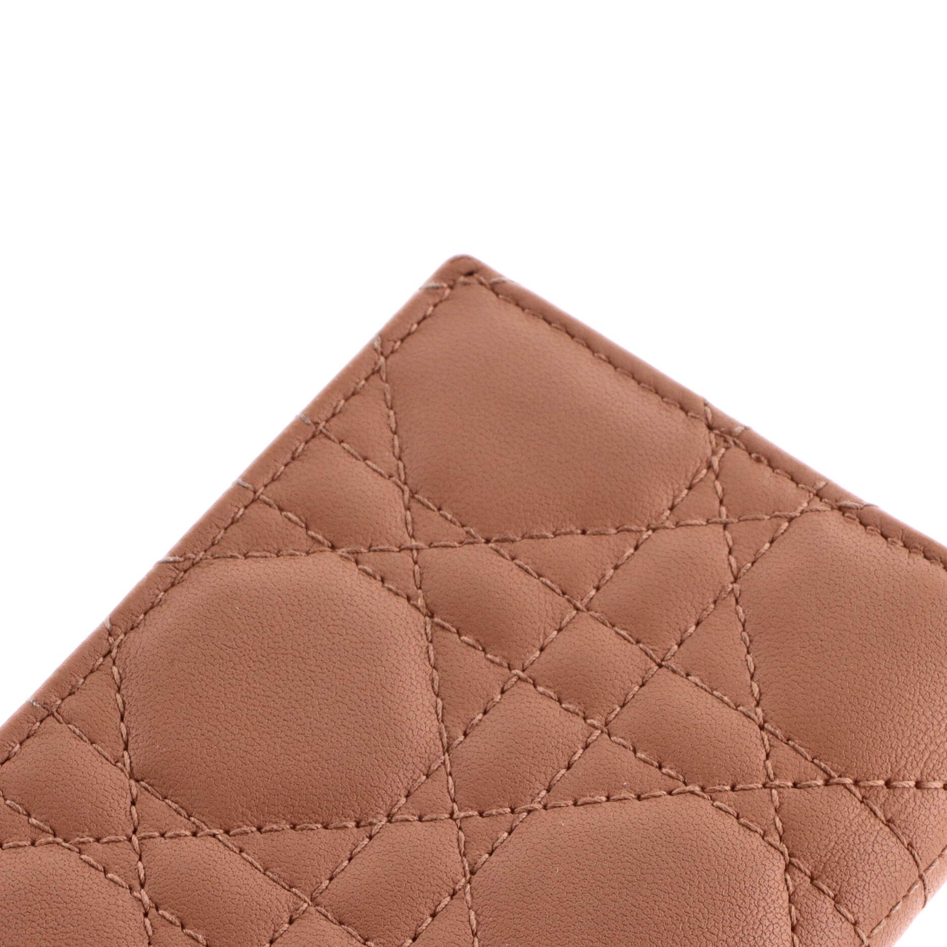 Dior Ultra Matte Lady Dior Wallet Cannage Quilt Calfskin Mini Size ONE SIZE - 6 Thumbnail