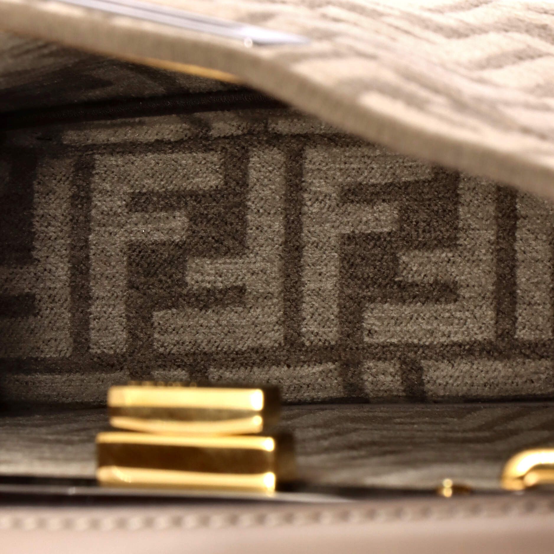 Fendi Peekaboo ISeeU Bag Zucca Tapestry Small Size ONE SIZE - 4 Thumbnail