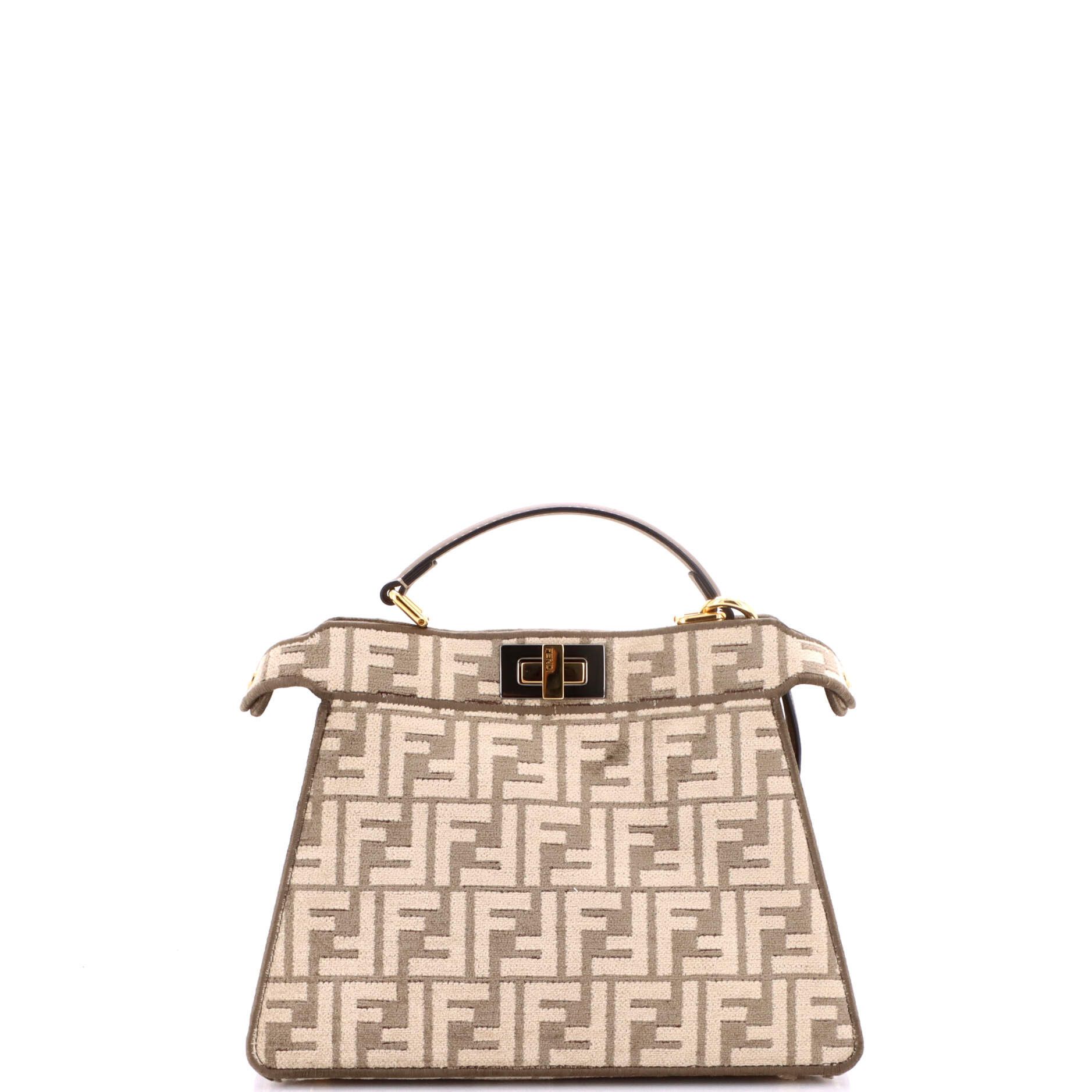 Fendi Peekaboo ISeeU Bag Zucca Tapestry Small Size ONE SIZE - 2 Thumbnail