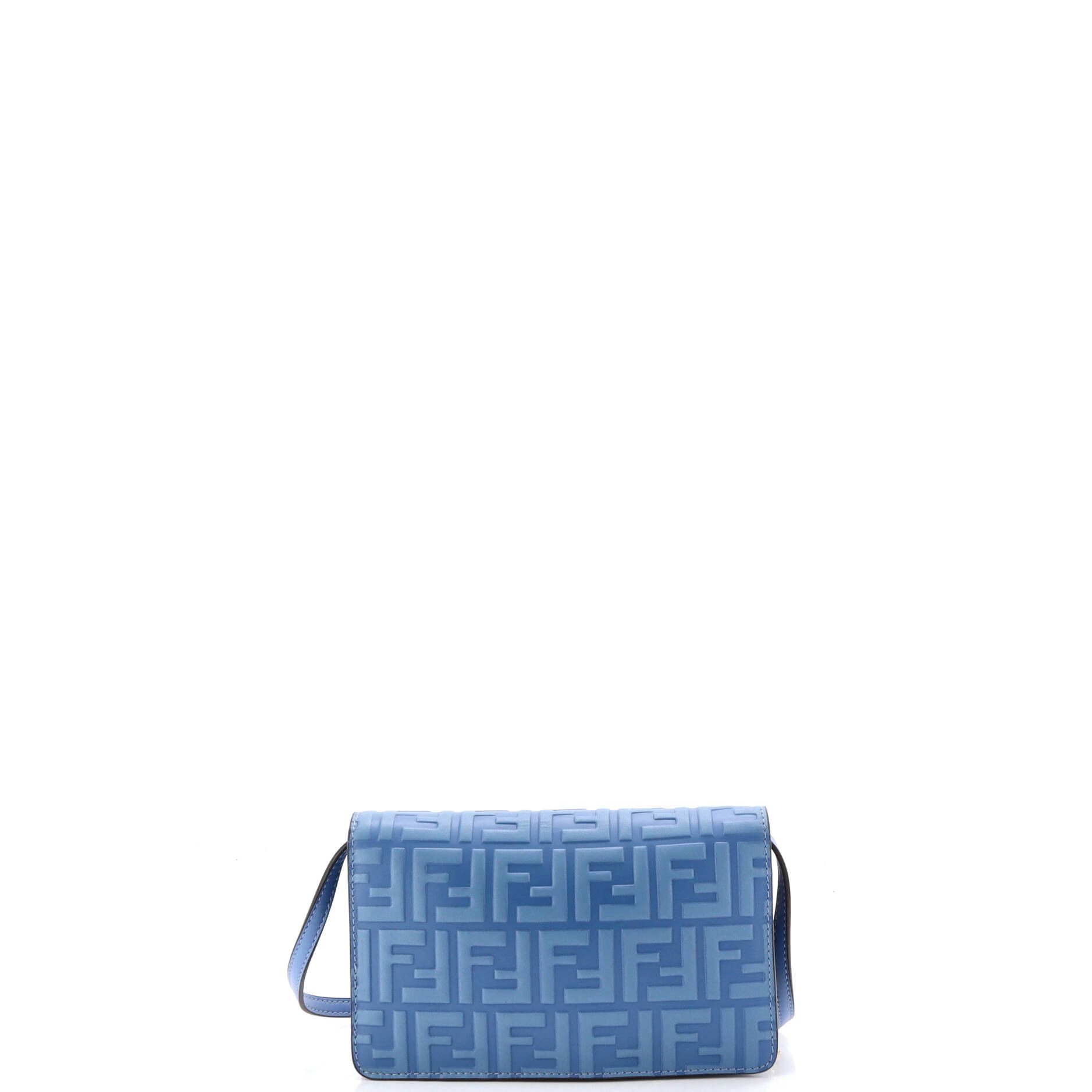 Fendi FF Diamonds Wallet on Chain FF Embossed Leather Size ONE SIZE - 2 Thumbnail