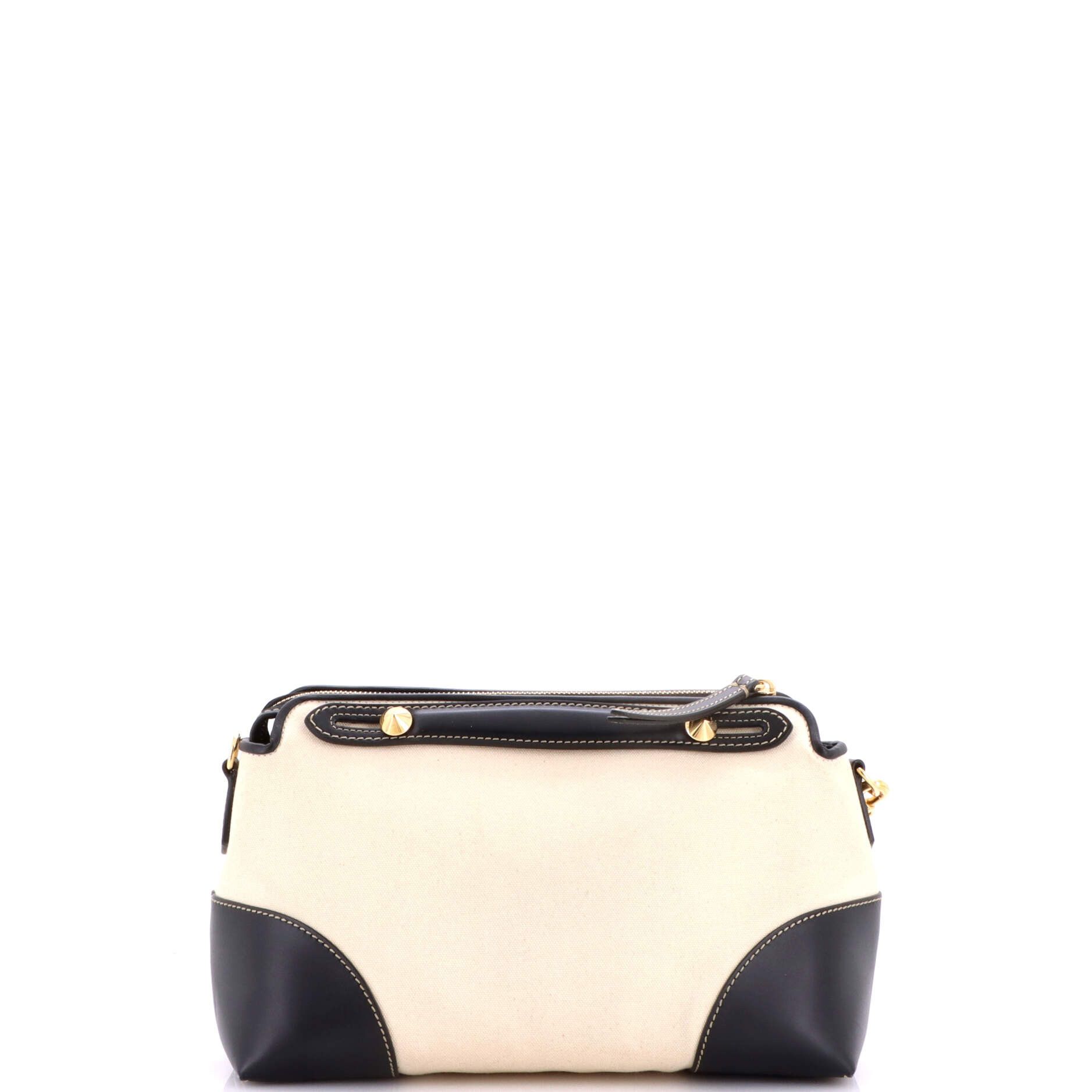 Fendi Logo By The Way Satchel Canvas and Leather Medium Size ONE SIZE - 2 Thumbnail