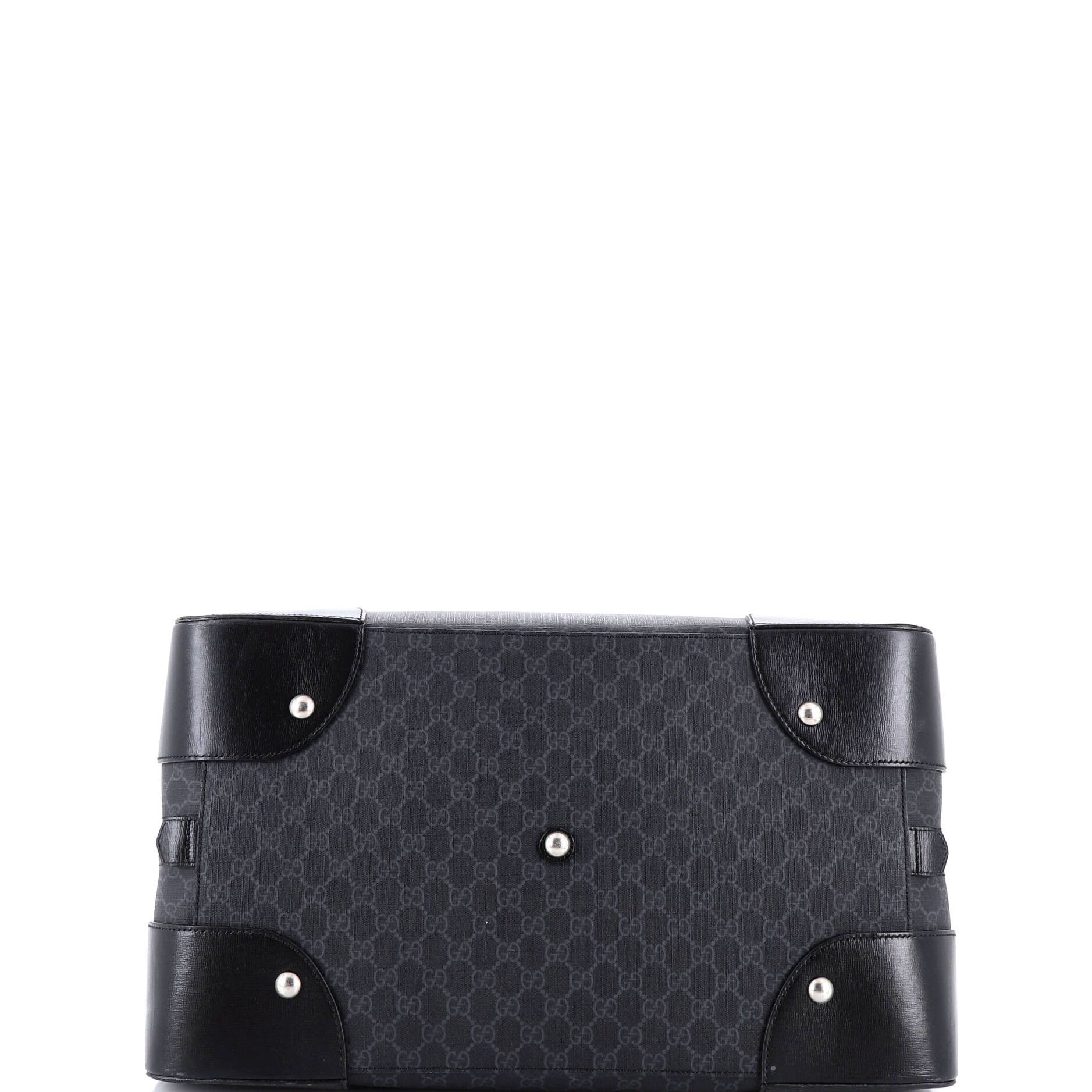 Gucci Interlocking G Patch Duffle Bag GG Coated Canvas Large Size ONE SIZE - 3 Thumbnail