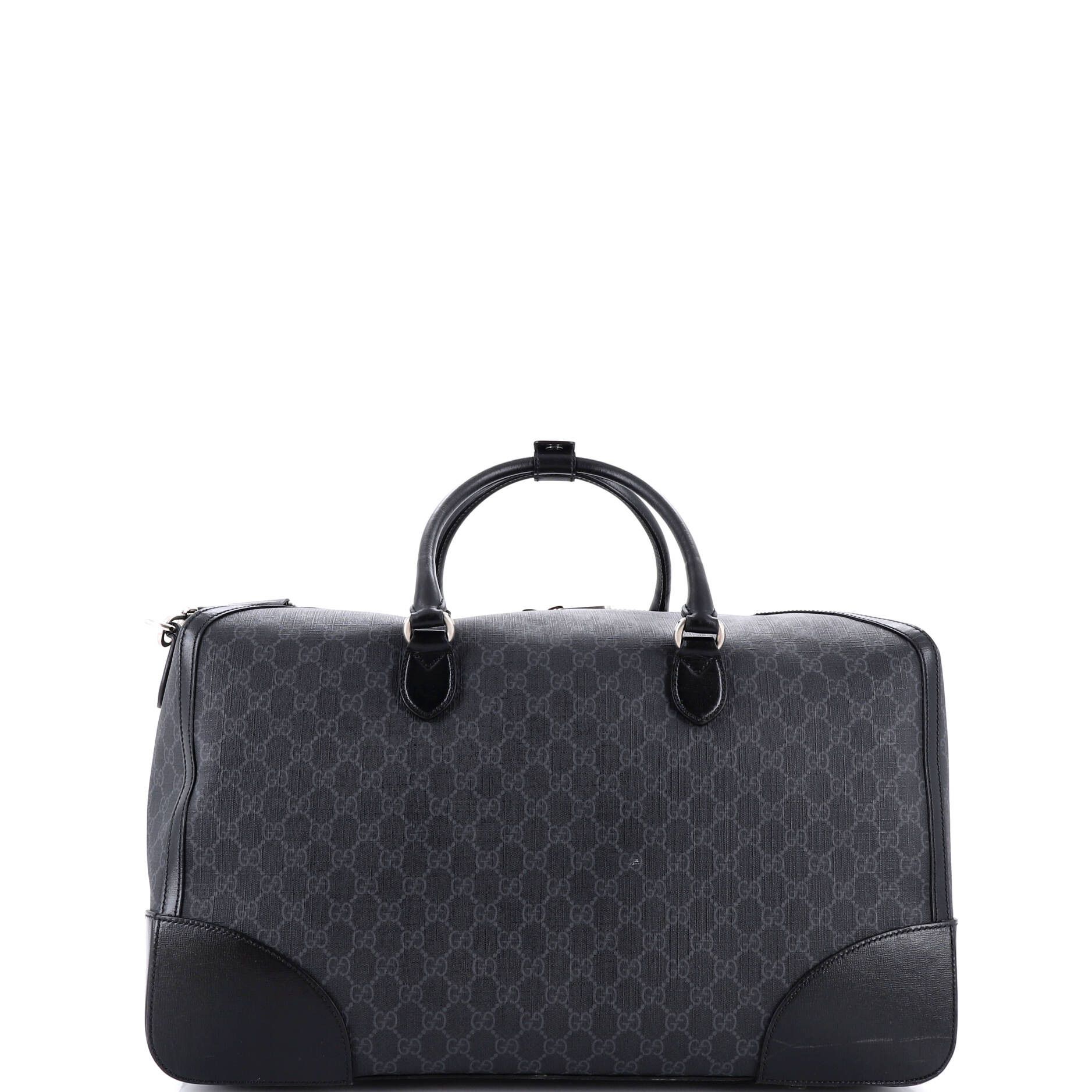 Gucci Interlocking G Patch Duffle Bag GG Coated Canvas Large Size ONE SIZE - 2 Thumbnail