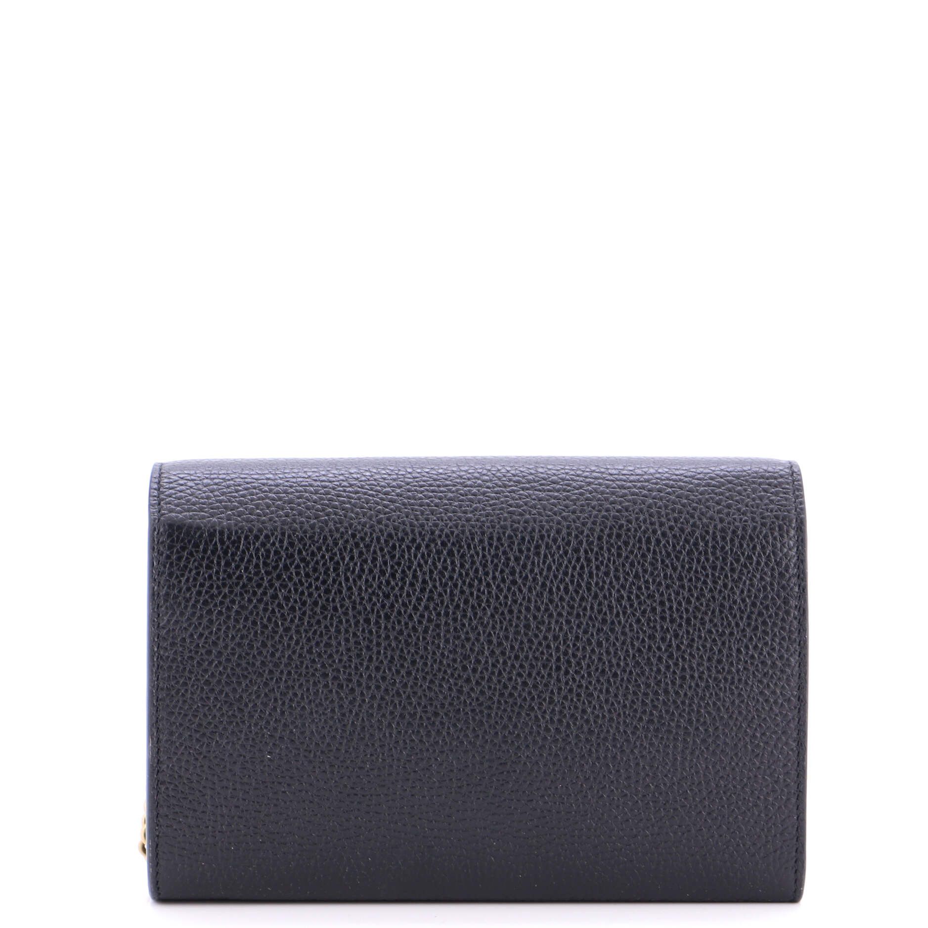 Gucci GG Marmont Chain Wallet Leather Mini Size ONE SIZE - 2 Thumbnail