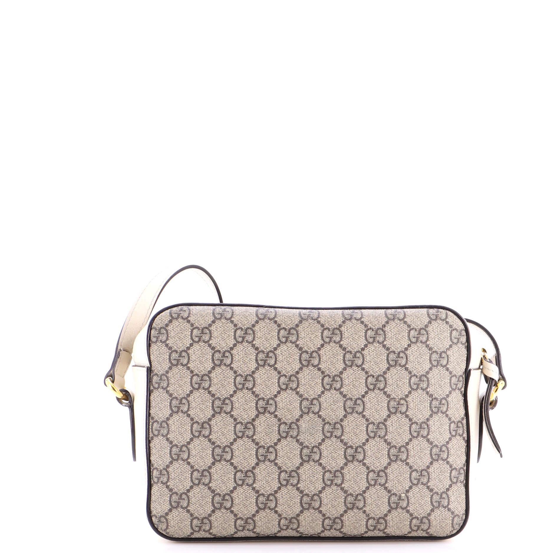Gucci Horsebit 1955 Flap Pocket Camera Bag GG Coated Canvas and Leather Small Size ONE SIZE - 2 Thumbnail