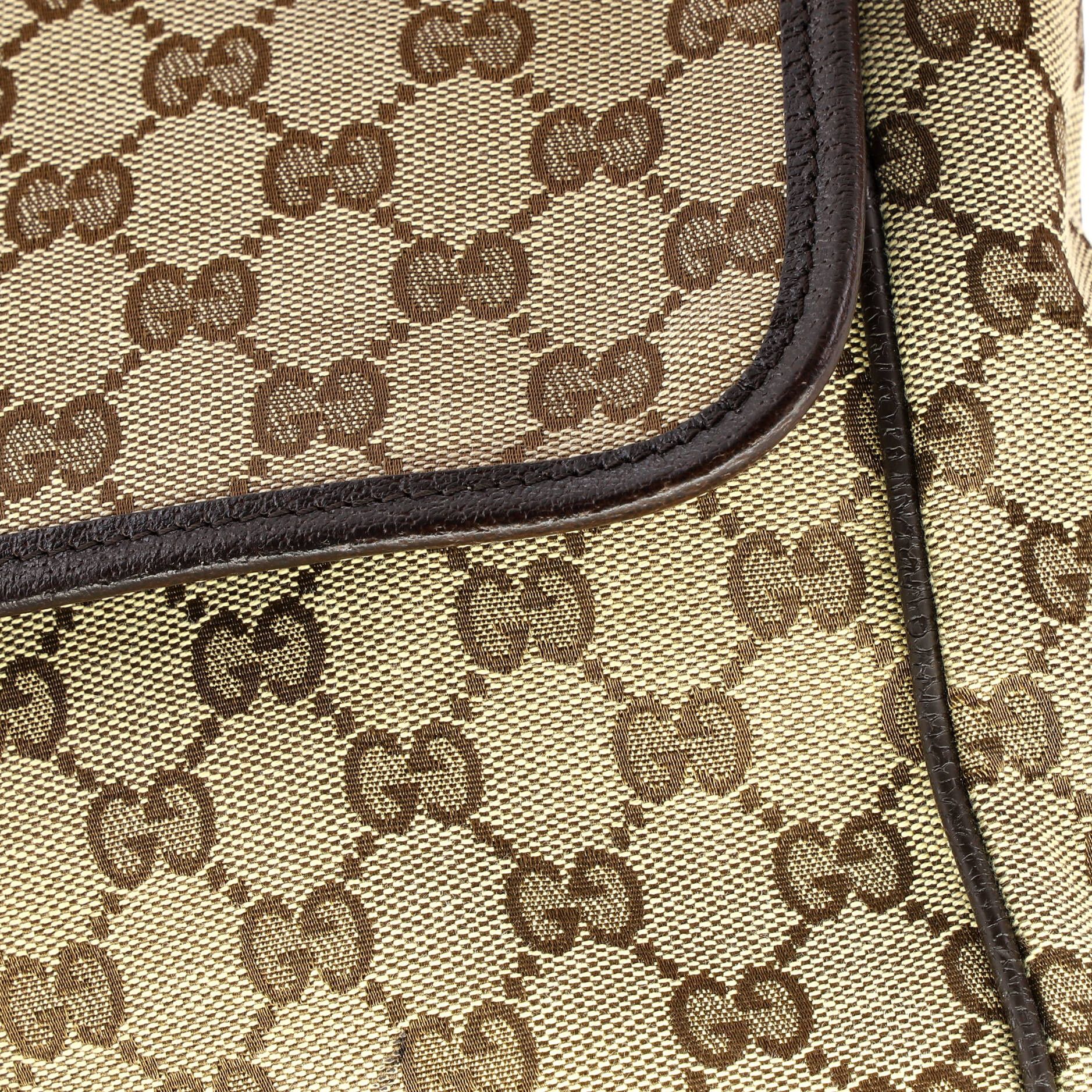 Gucci Web Strap Flap Messenger GG Canvas Medium Size ONE SIZE - 6 Thumbnail