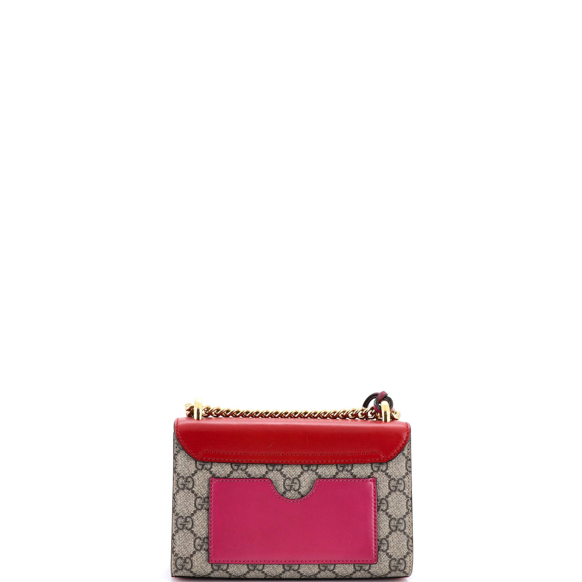 Gucci Padlock Shoulder Bag GG Coated Canvas and Leather Small Size ONE SIZE - 2 Thumbnail