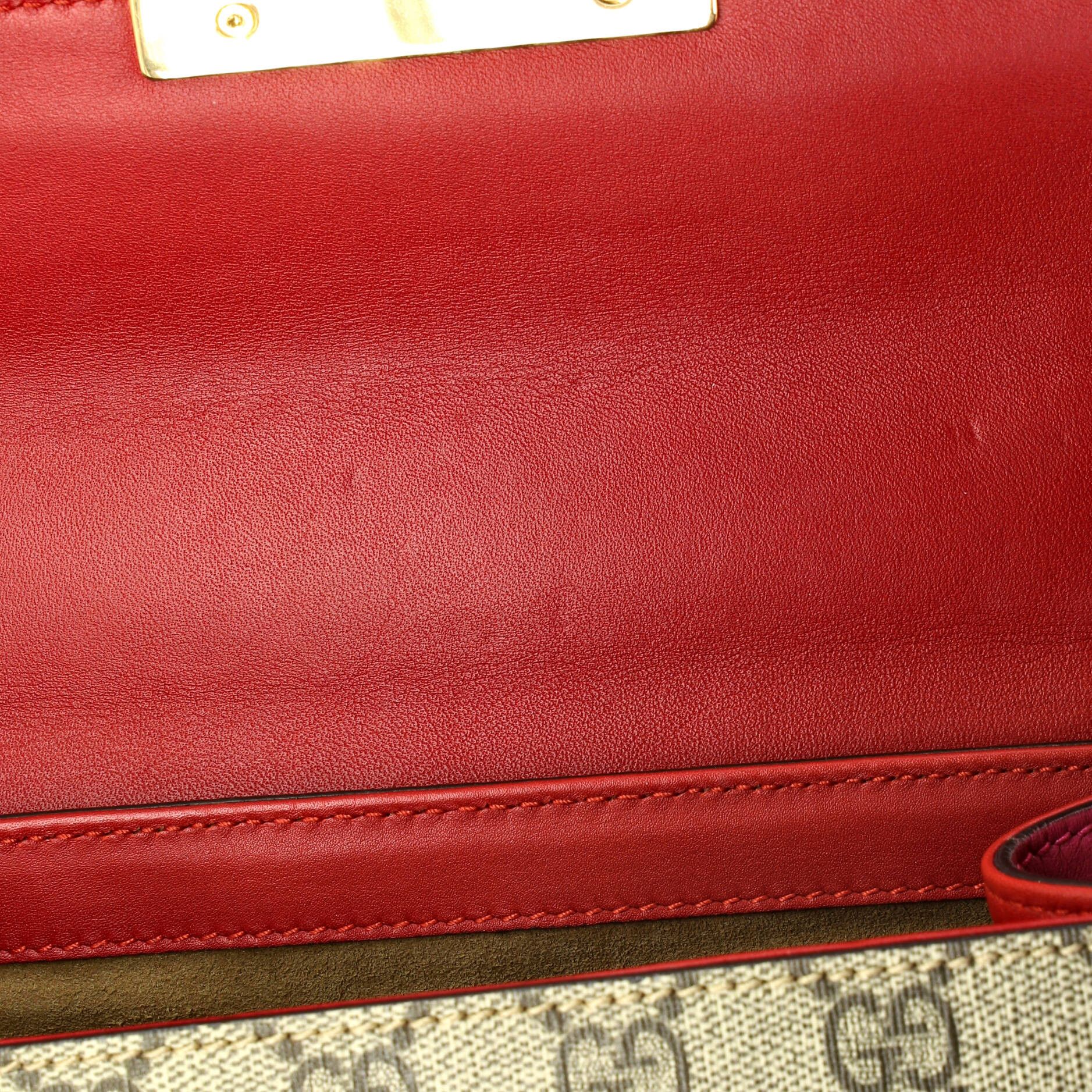 Gucci Padlock Shoulder Bag GG Coated Canvas and Leather Small Size ONE SIZE - 5 Thumbnail