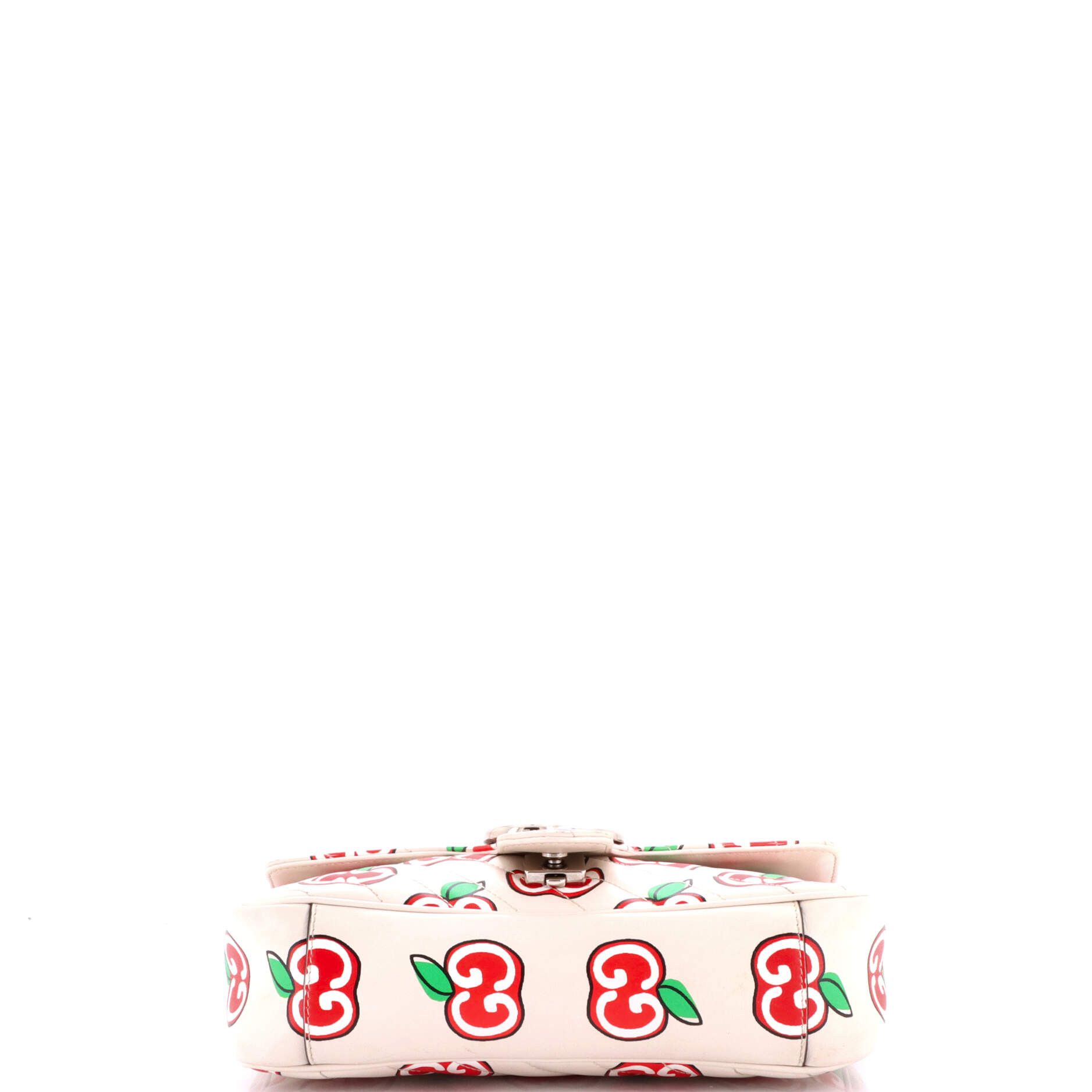 Gucci GG Marmont Flap Bag Printed Diagonal Quilted Leather Small Size ONE SIZE - 3 Thumbnail