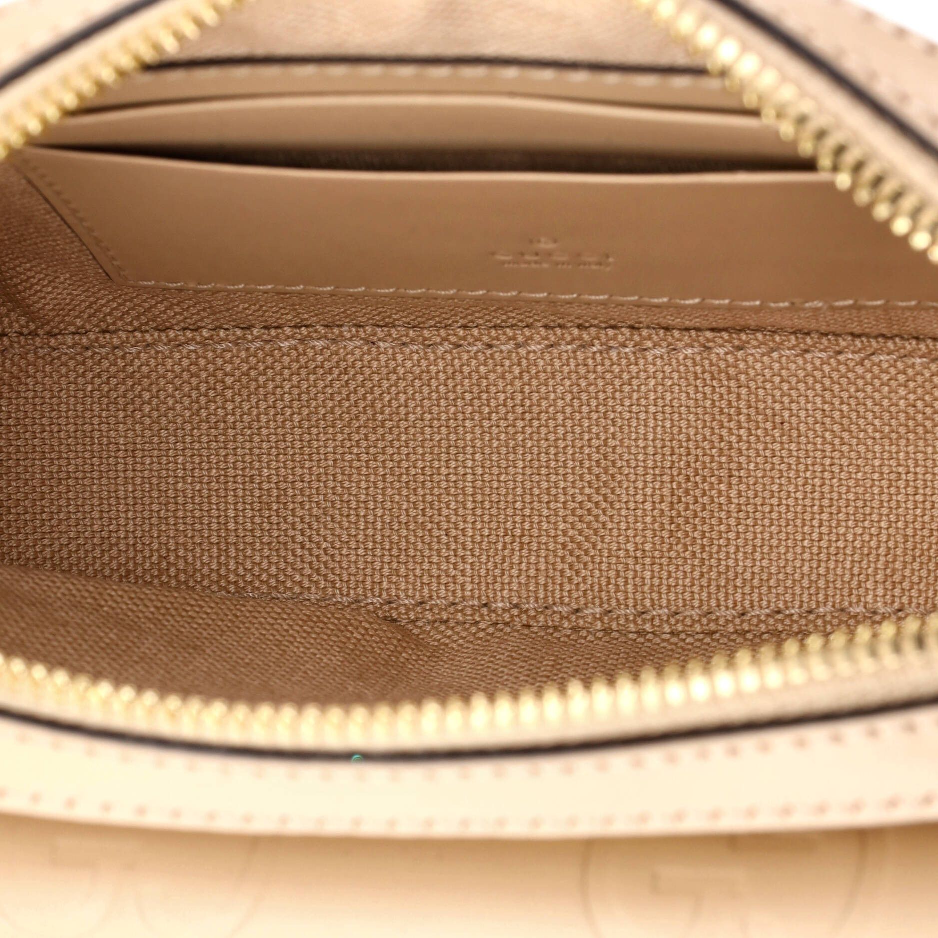 Gucci Front Pocket Chain Shoulder Bag Jumbo GG Embossed Leather Super Mini Size ONE SIZE - 4 Thumbnail