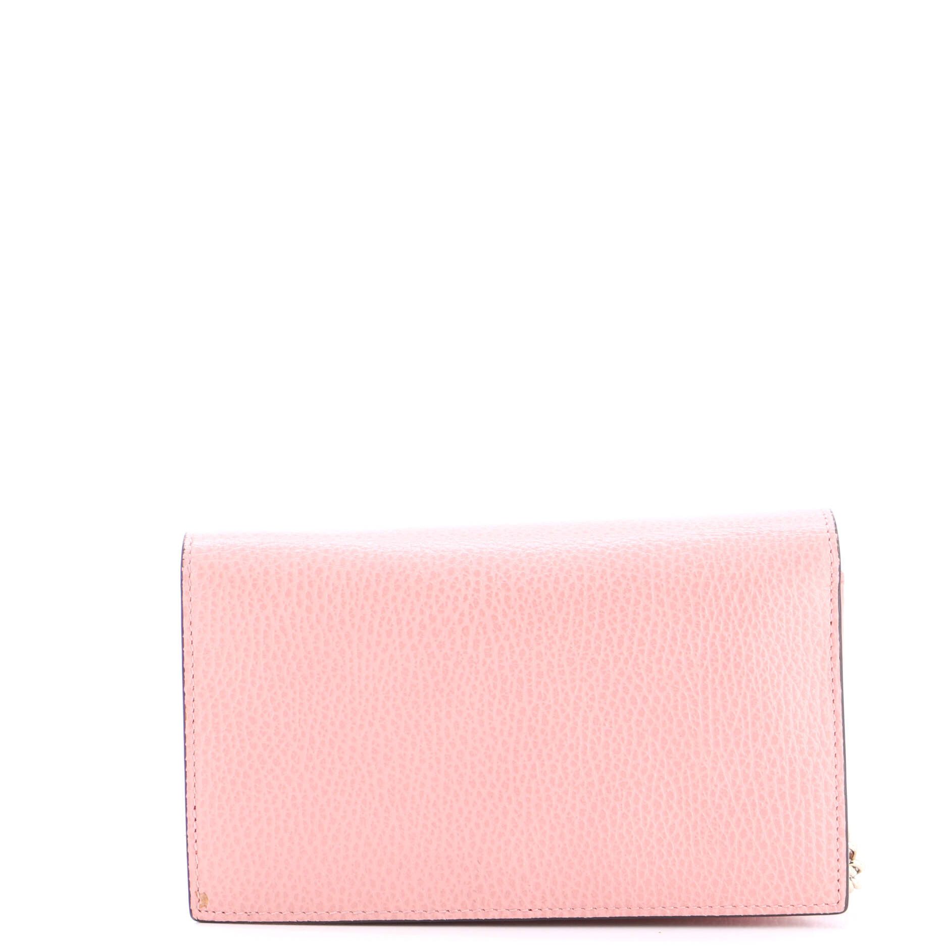 Gucci Interlocking Wallet on Chain Leather Size ONE SIZE - 2 Thumbnail