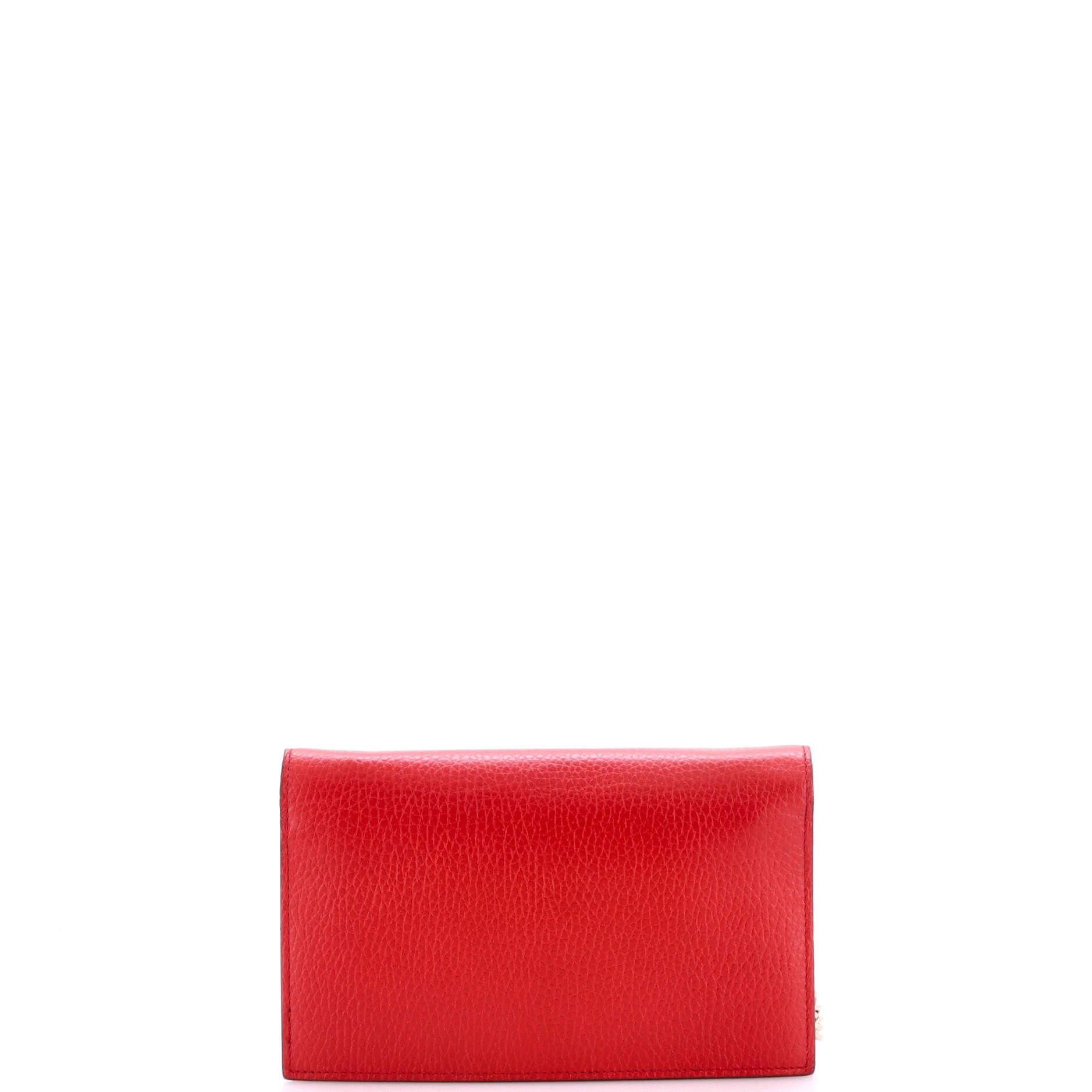 Gucci Interlocking Wallet on Chain Leather Size ONE SIZE - 2 Thumbnail