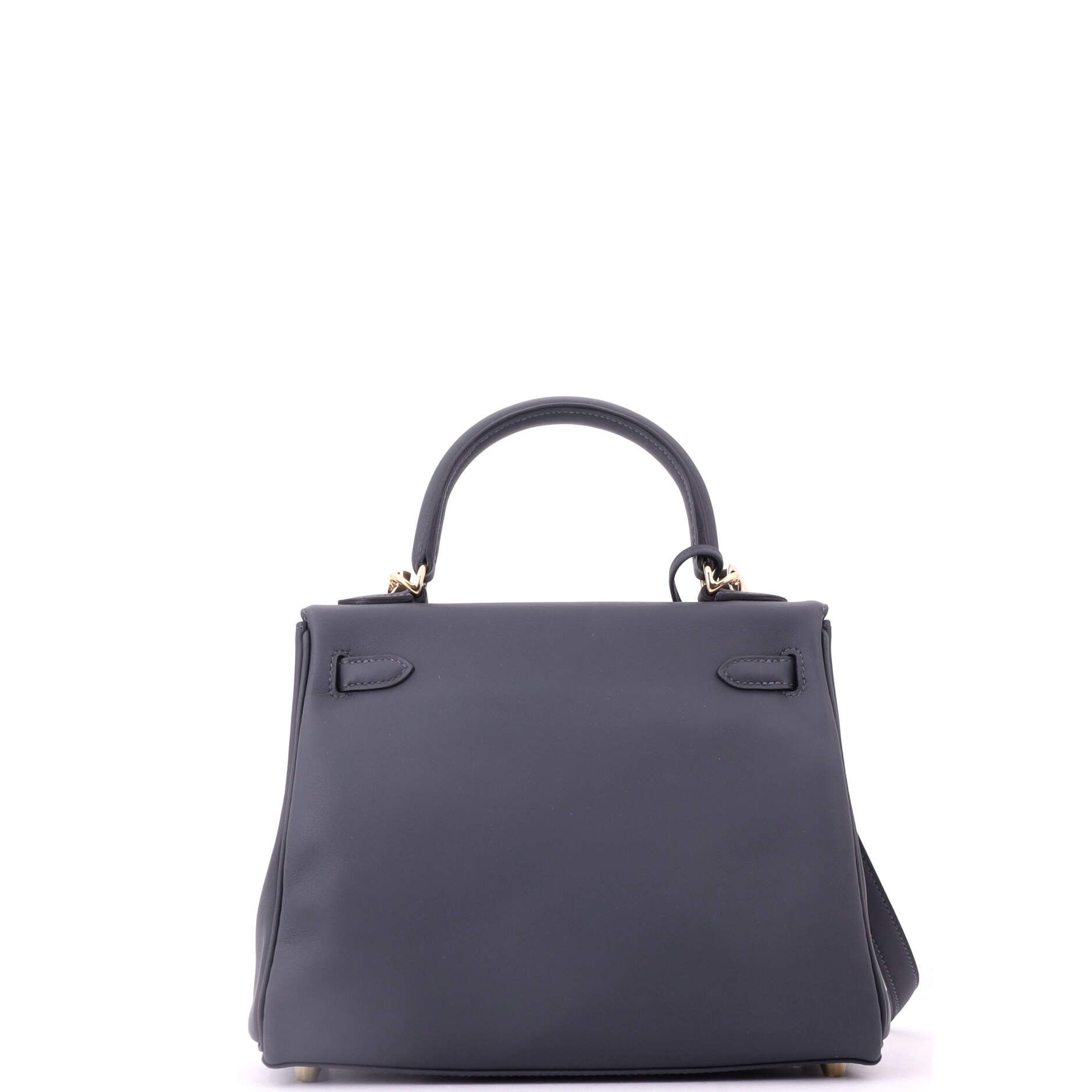 Hermes Kelly Handbag Verso Swift with Permabrass Hardware 25 Size ONE SIZE - 3 Thumbnail