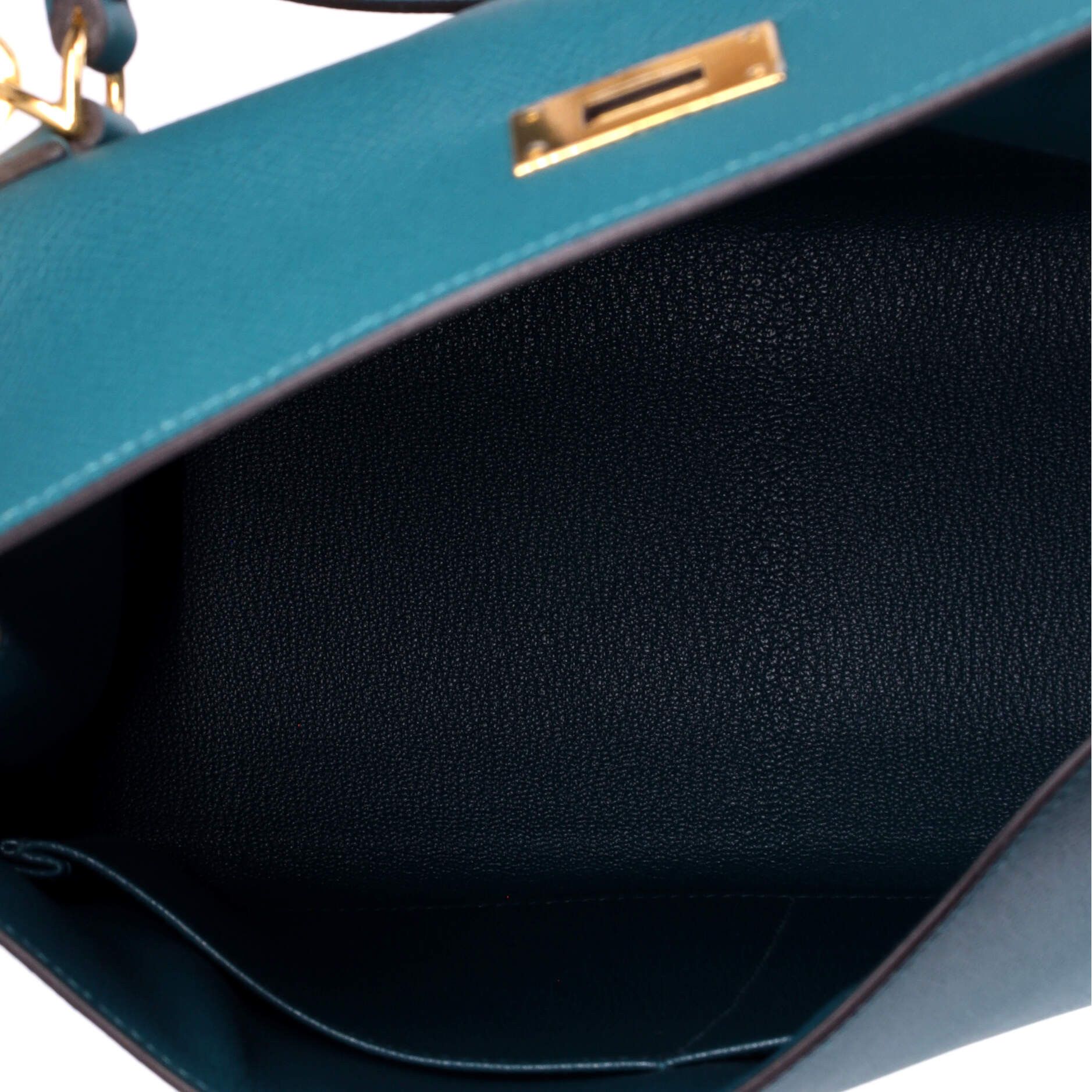 Hermes Kelly Handbag Green Epsom with Gold Hardware 28 Size ONE SIZE - 5 Thumbnail