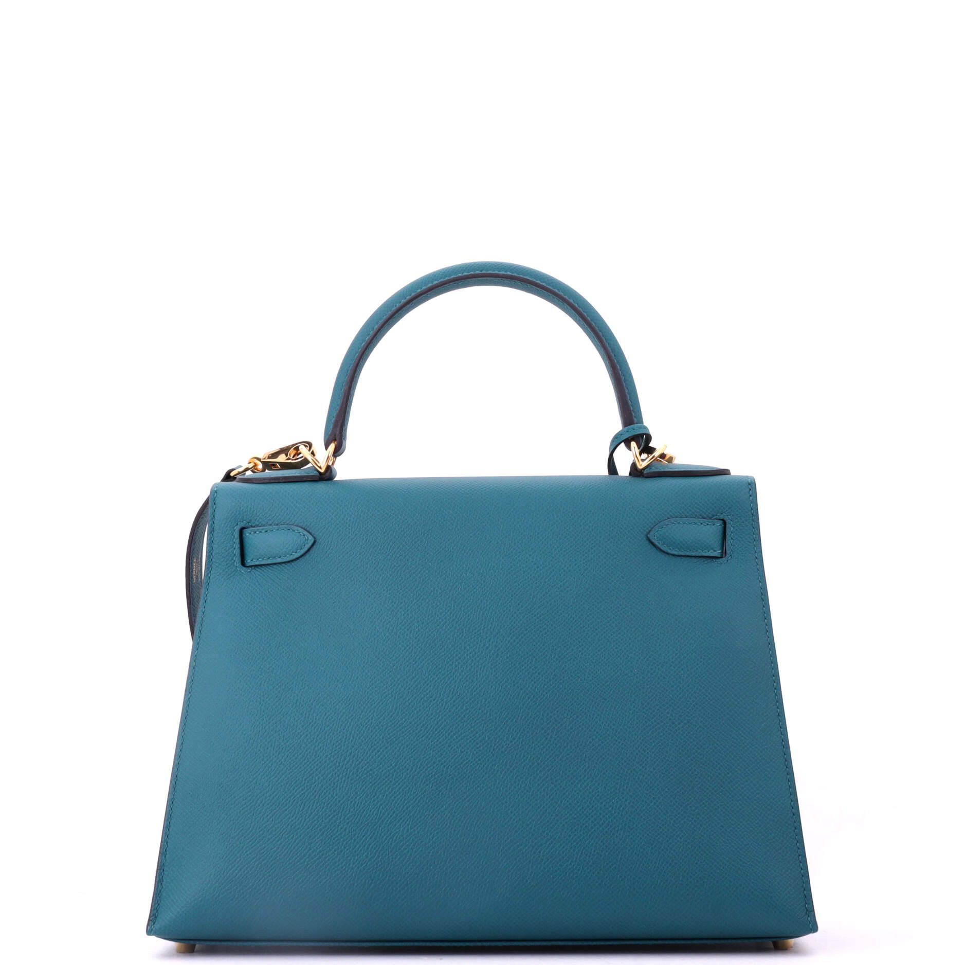 Hermes Kelly Handbag Green Epsom with Gold Hardware 28 Size ONE SIZE - 3 Thumbnail
