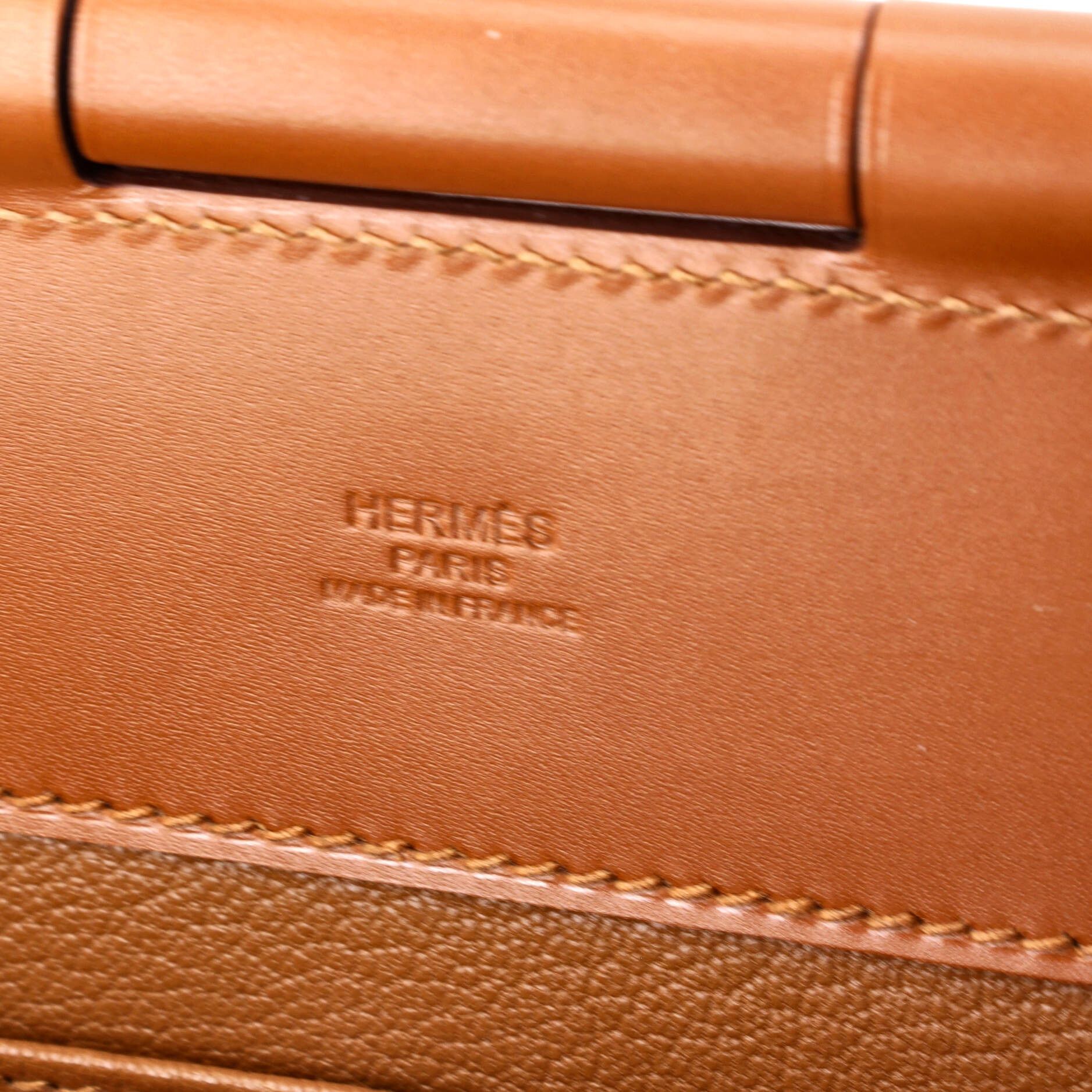 Hermes Sacabar Shoulder Bag Doblis Suede and Swift 24 Size ONE SIZE - 5 Thumbnail