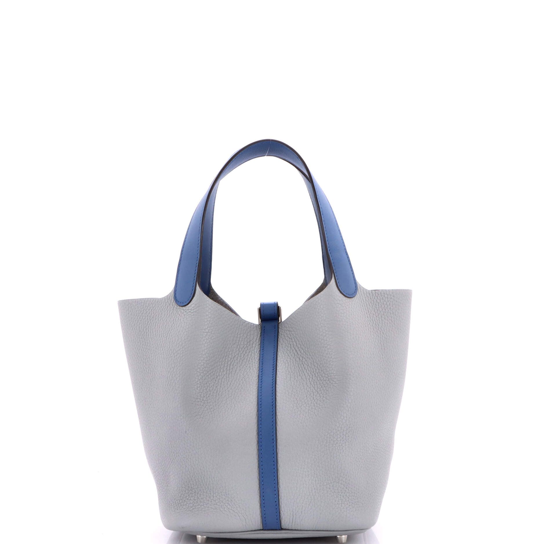 Hermes Bicolor Picotin Lock Bag Clemence with Swift MM Size ONE SIZE - 2 Thumbnail