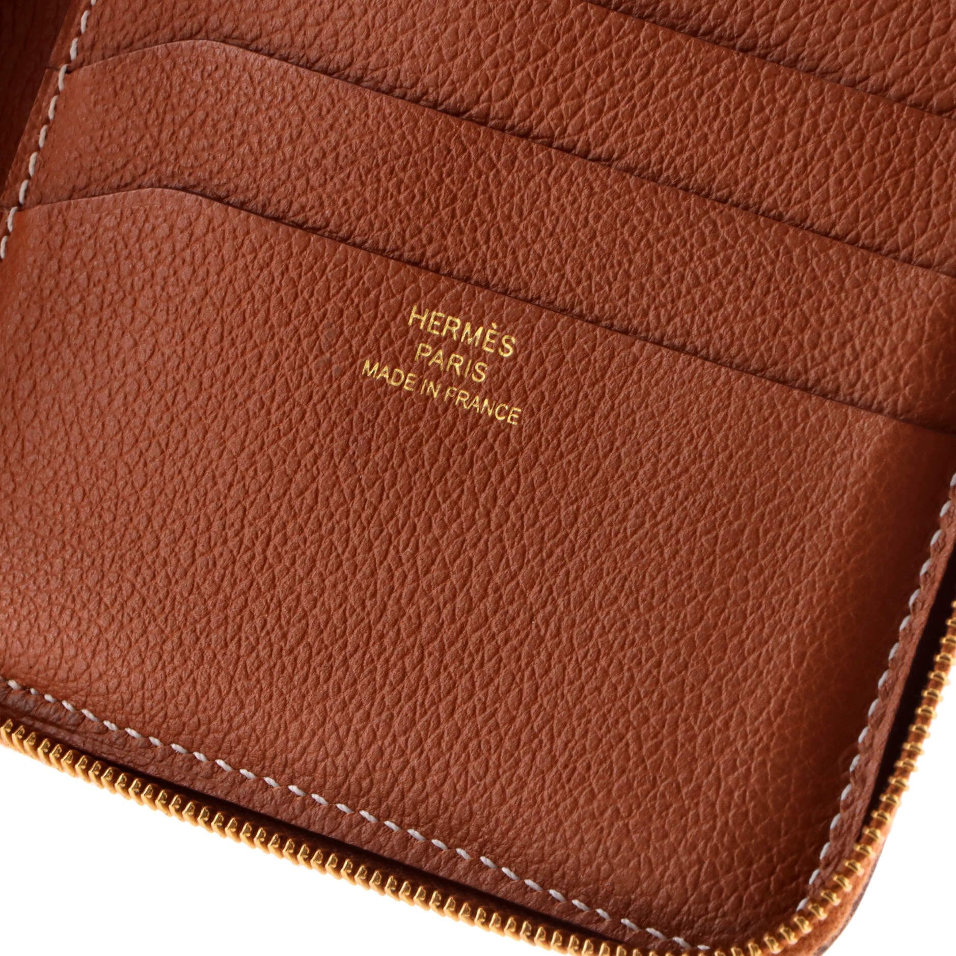 Hermes Zipengo II Chaine d'Ancre Zip Wallet Leather Size ONE SIZE - 7 Thumbnail