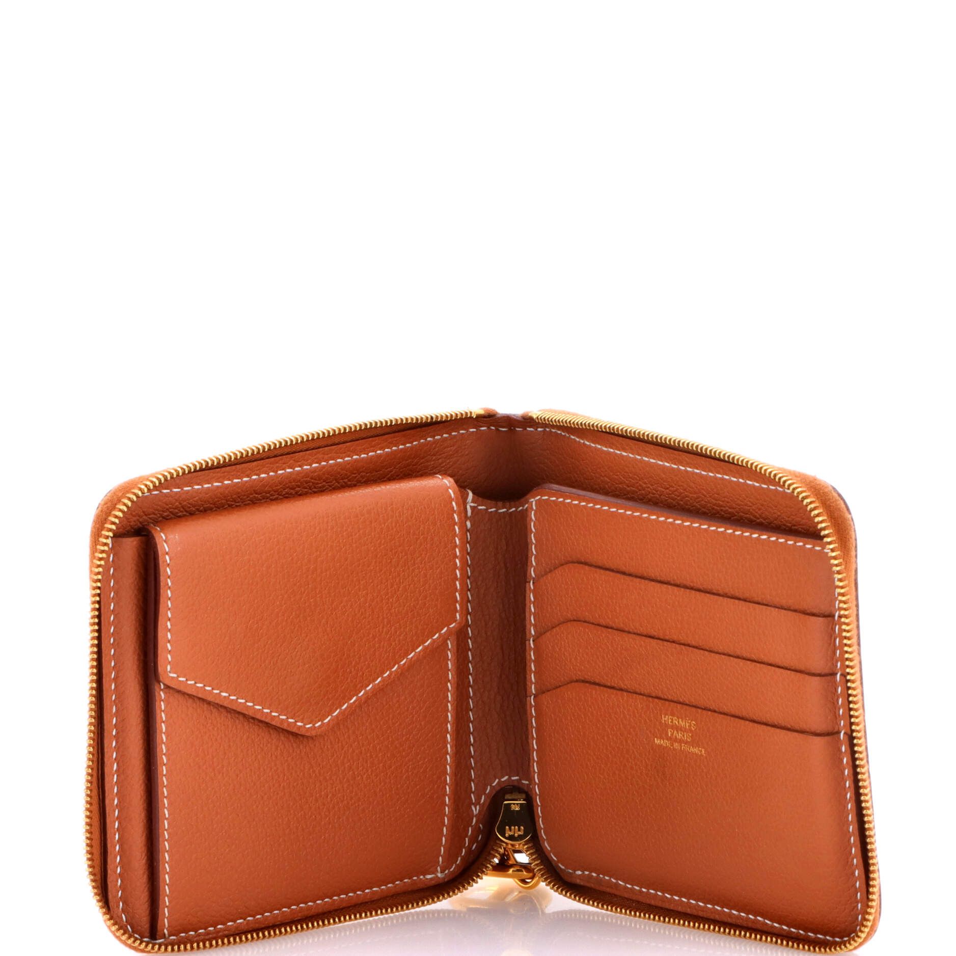 Hermes Zipengo II Chaine d'Ancre Zip Wallet Leather Size ONE SIZE - 4 Thumbnail