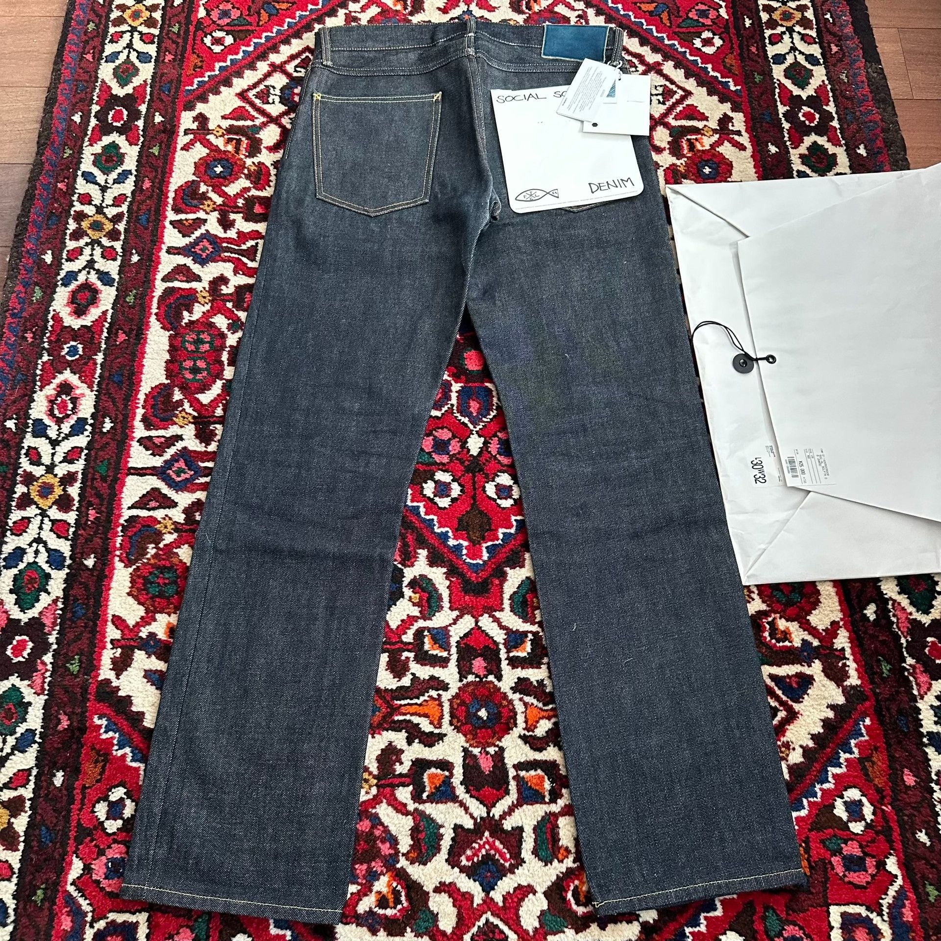 Visvim visvim 14aw 09r Black Raw Denim W32L30 Size US 32 / EU 48 - 2 Thumbnail