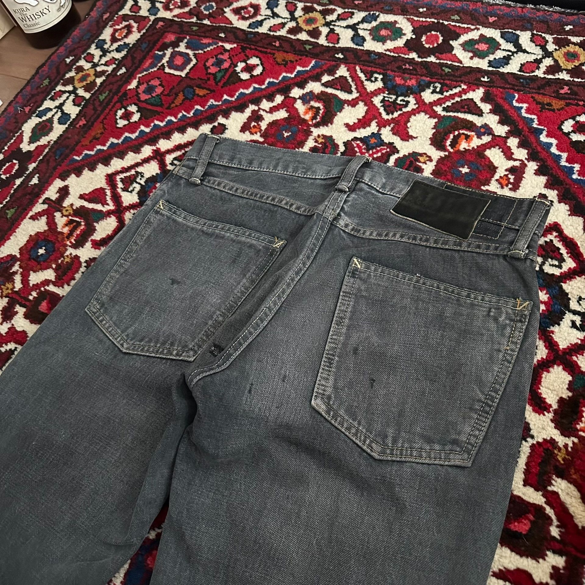Visvim visvim 14aw 09d5 Black Washed Jeans W32L30 Size US 32 / EU 48 - 5 Thumbnail