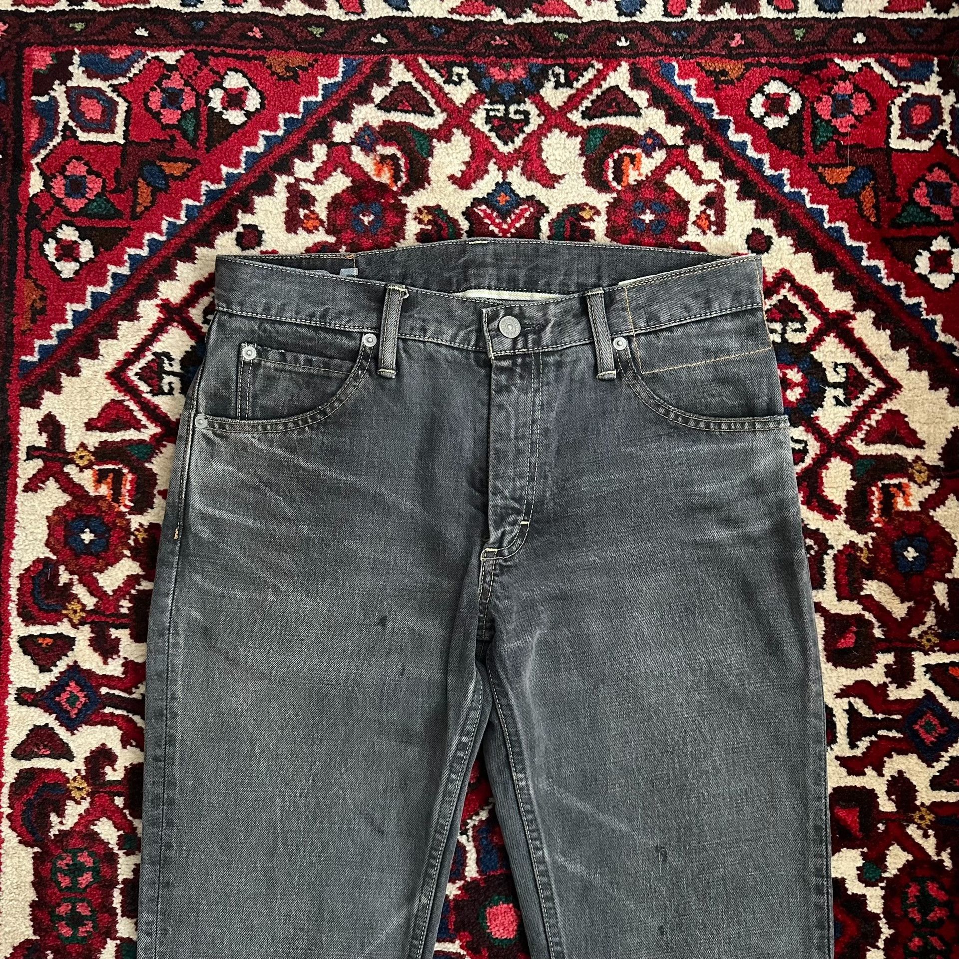 Visvim visvim 14aw 09d5 Black Washed Jeans W32L30 Size US 32 / EU 48 - 3 Thumbnail
