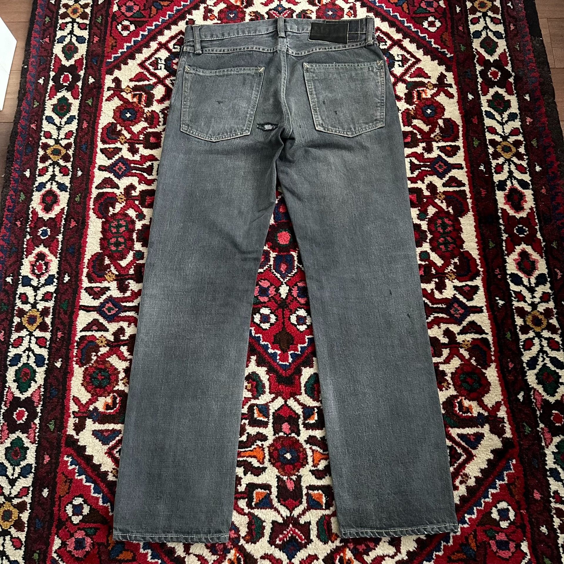 Visvim visvim 14aw 09d5 Black Washed Jeans W32L30 Size US 32 / EU 48 - 2 Thumbnail