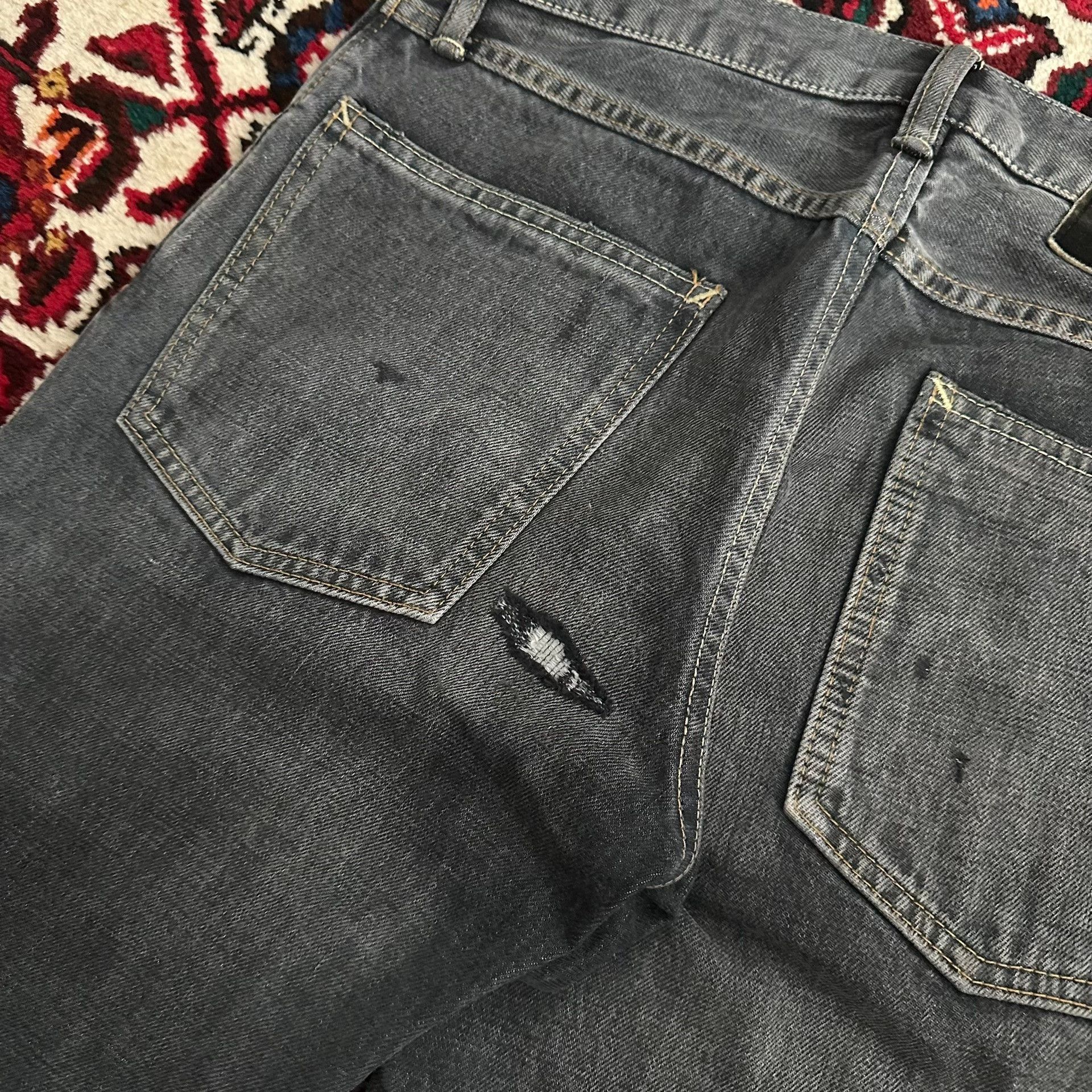 Visvim visvim 14aw 09d5 Black Washed Jeans W32L30 Size US 32 / EU 48 - 6 Thumbnail