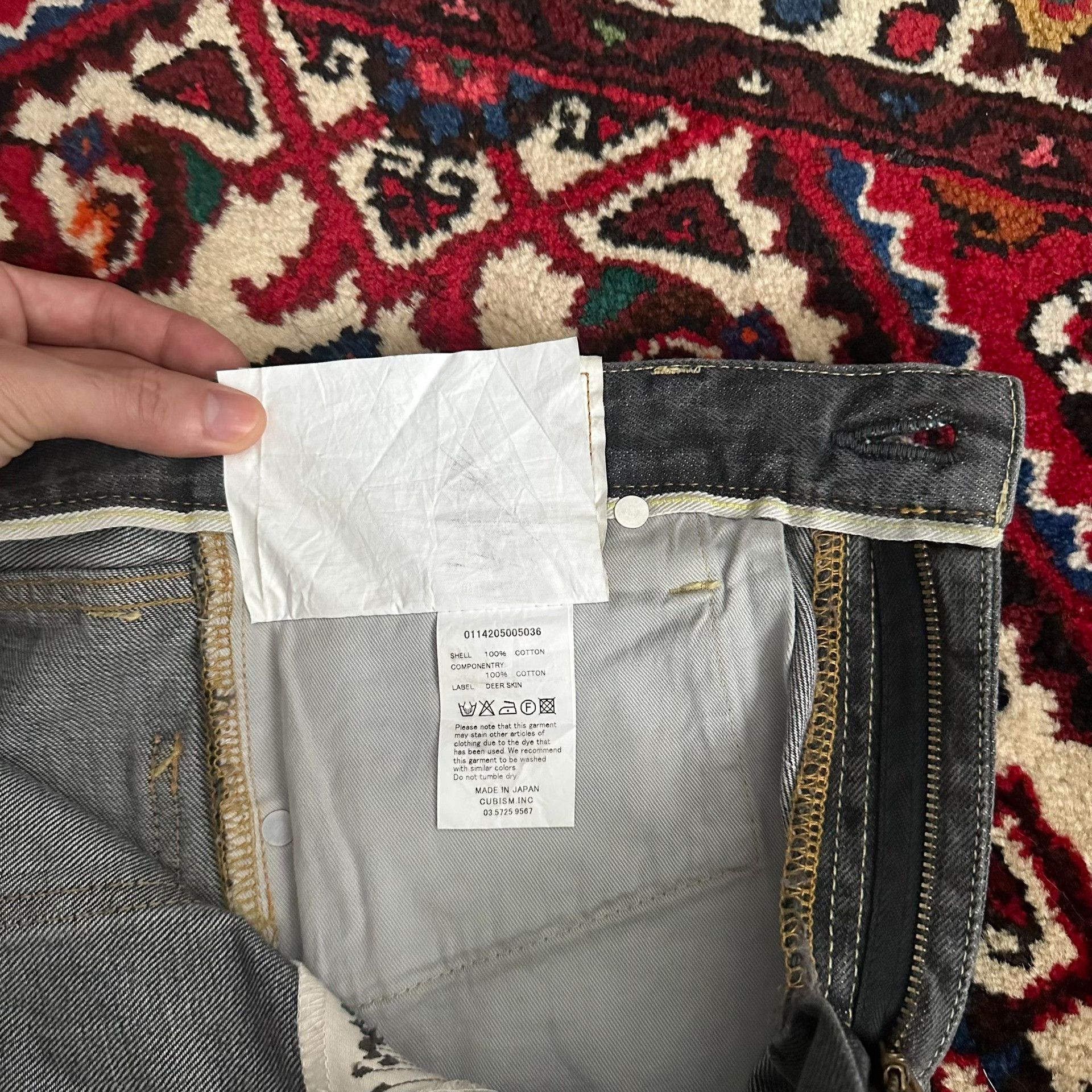 Visvim visvim 14aw 09d5 Black Washed Jeans W32L30 Size US 32 / EU 48 - 8 Thumbnail