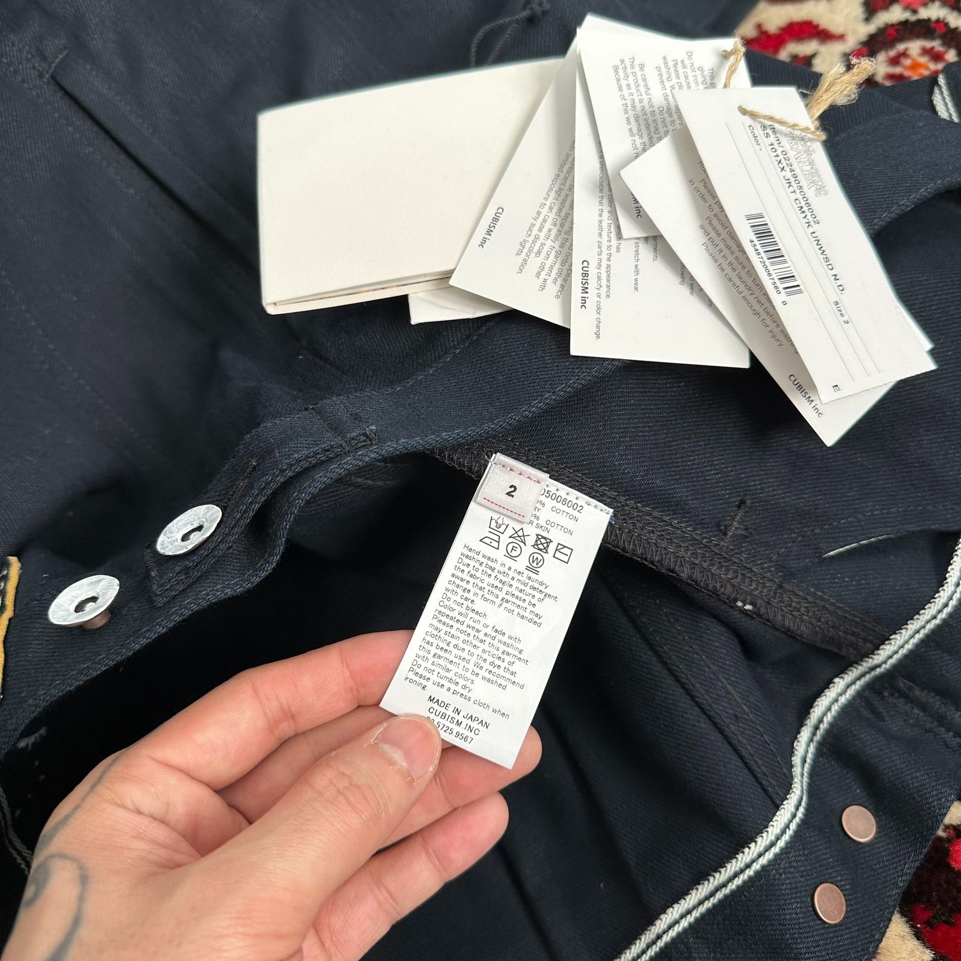 Visvim Visvim 24AW ICT 101XX CMYK Denim Jacket Size US M / EU 48-50 / 2 - 8 Thumbnail