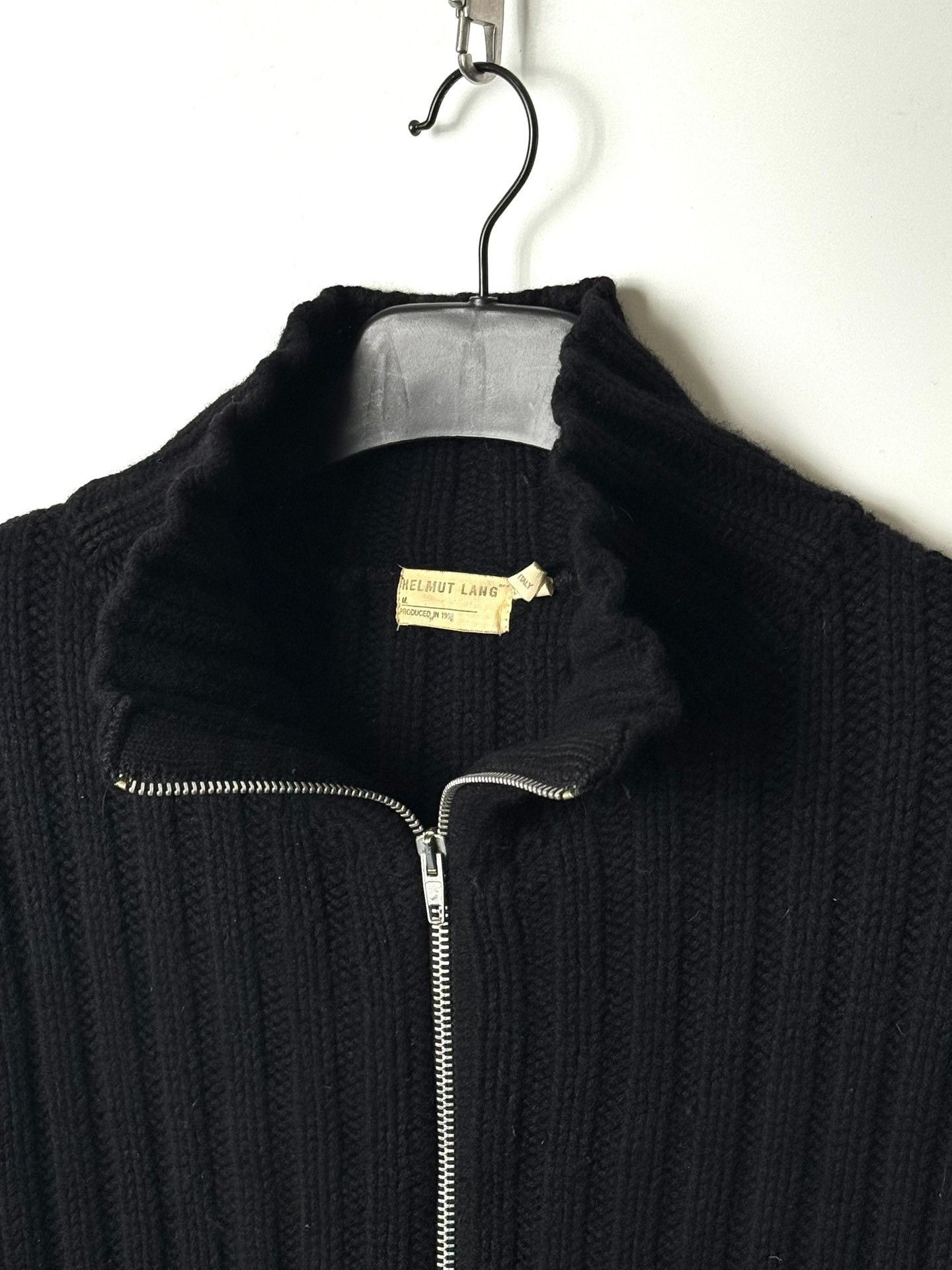 Helmut Lang Helmut Lang 1998 Zip Wool Cardigan Size US S / EU 44-46 / 1 - 3 Thumbnail