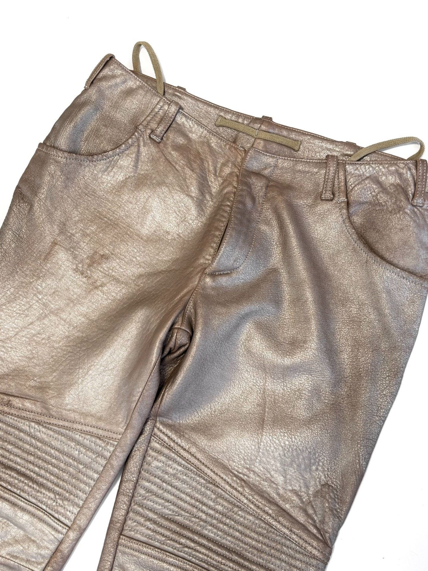 Helmut Lang Helmut Lang 1999 Astro Leather Pants Size US 26 / EU 42 - 6 Thumbnail
