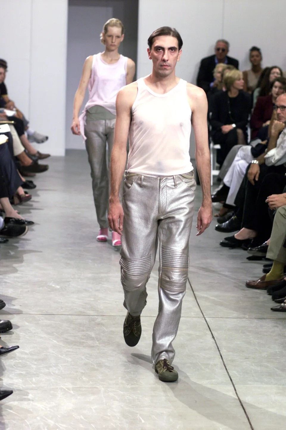 Helmut Lang Helmut Lang 1999 Astro Leather Pants Size US 26 / EU 42 - 5 Thumbnail